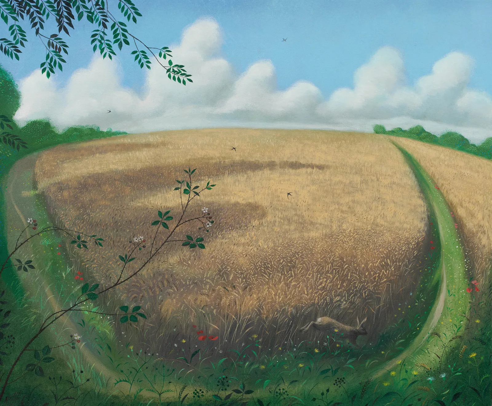 Nicholas Hely Hutchinson, 30 A Hare in the Top Field, 2023