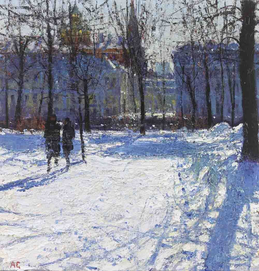 Andrew Gifford, Snowy Park, Central Moscow, 2019