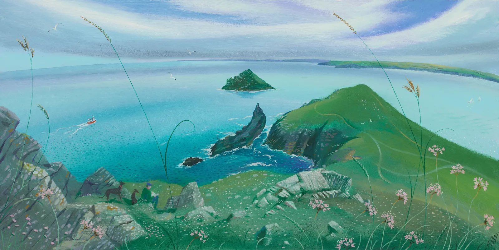 Nicholas Hely Hutchinson, 14 On the Rumps near The Sevensouls Rock, 2023