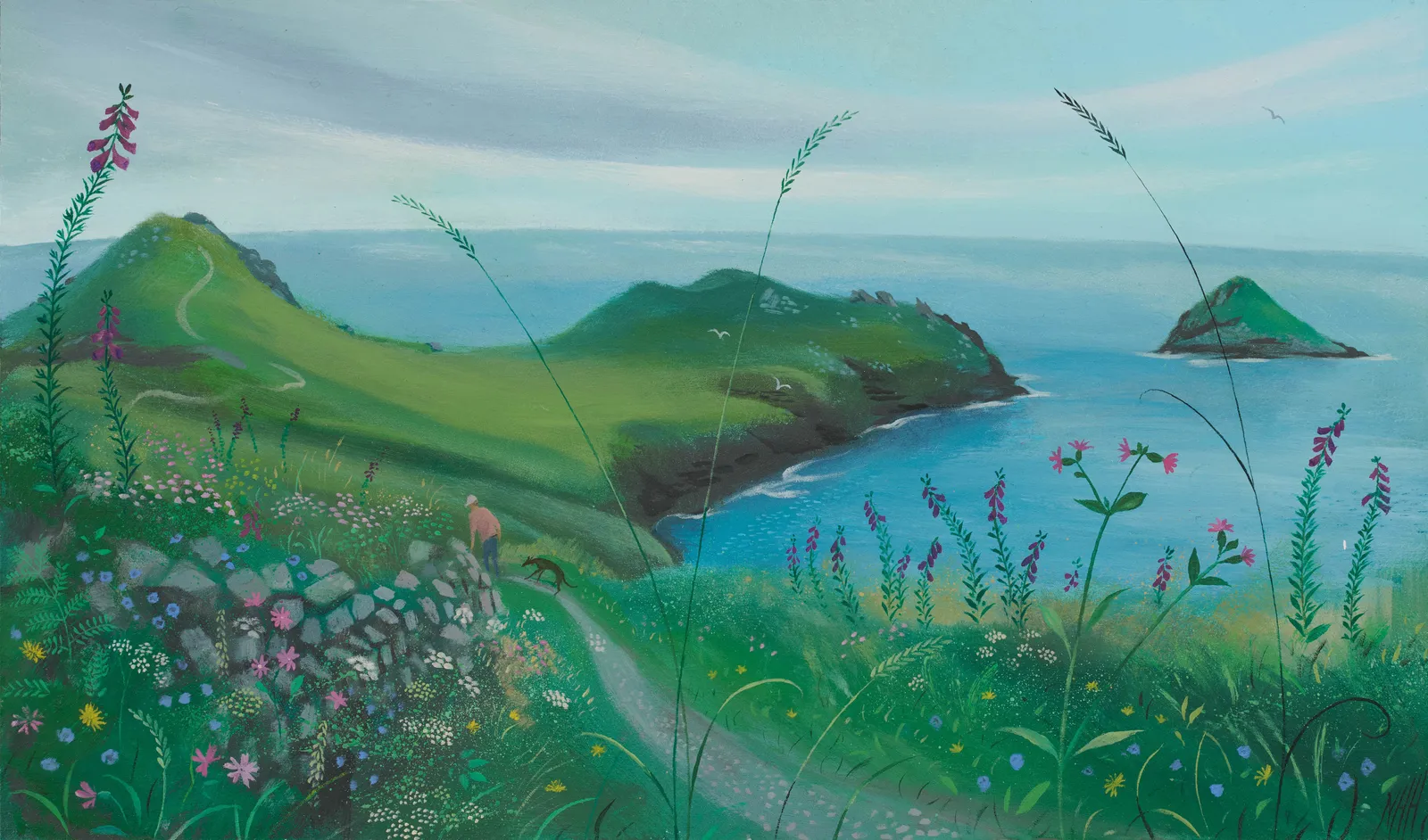 Nicholas Hely Hutchinson, 13 Wild Flowers at the Rumps, 2023