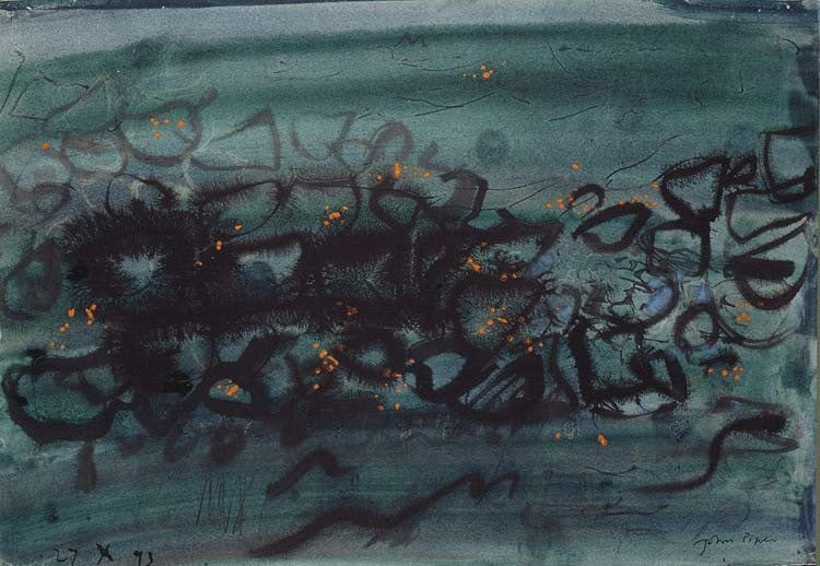 John Piper, Green Walls, South West Wales, 1973