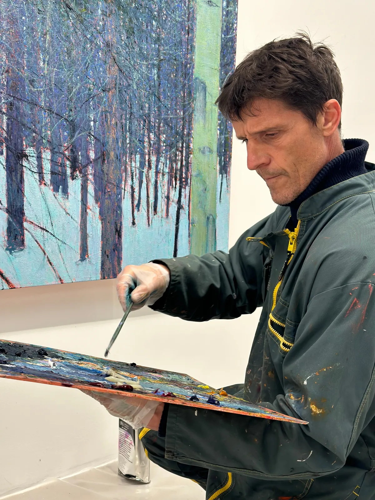 Andrew Gifford, 16. Pine and Aspen in The Rockies, Colorado I, 2023