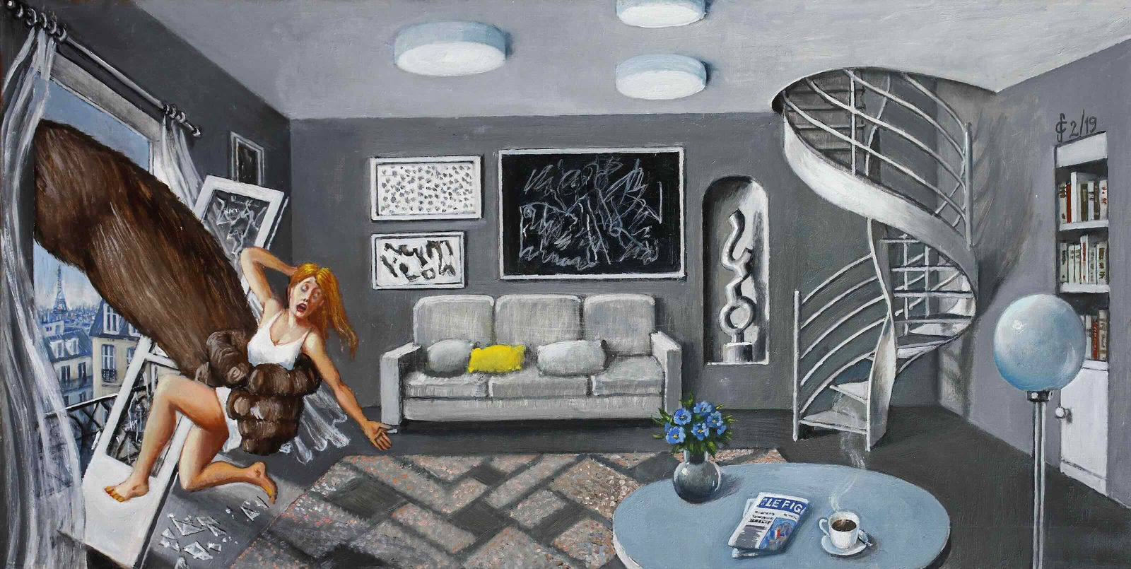 Sergio Ceccotti, King Kong à Paris, 2019