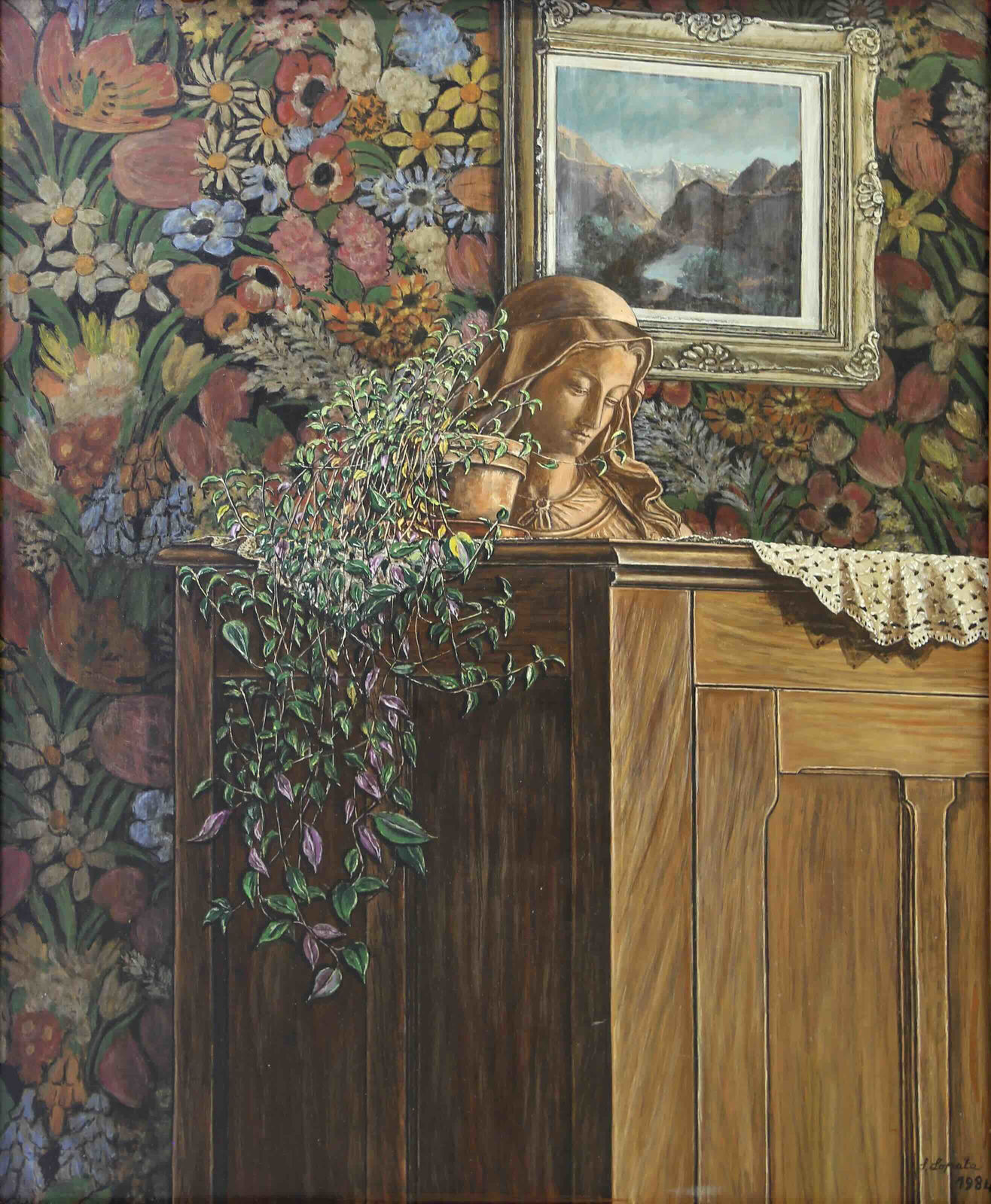 Suzanne Lopata, Nature morte sur l'armoire, 1984
