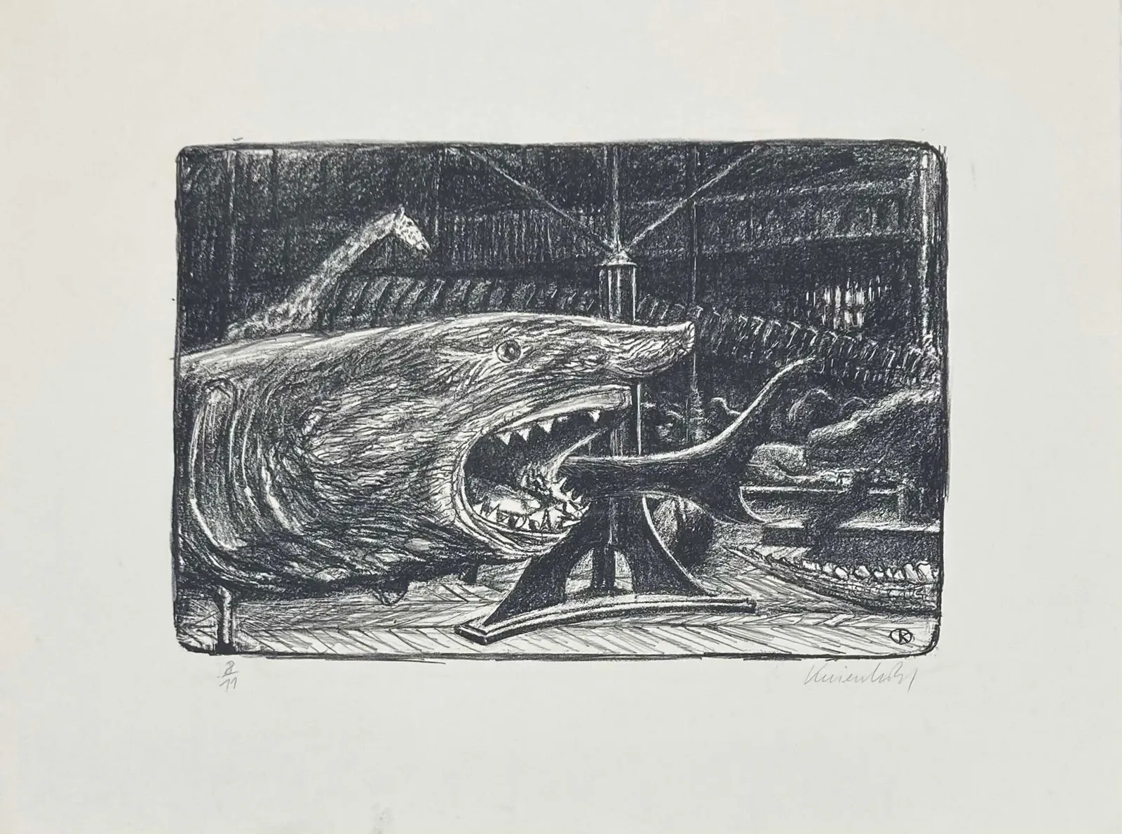 Jürg Kreienbühl, Requin pèlerin, 1983