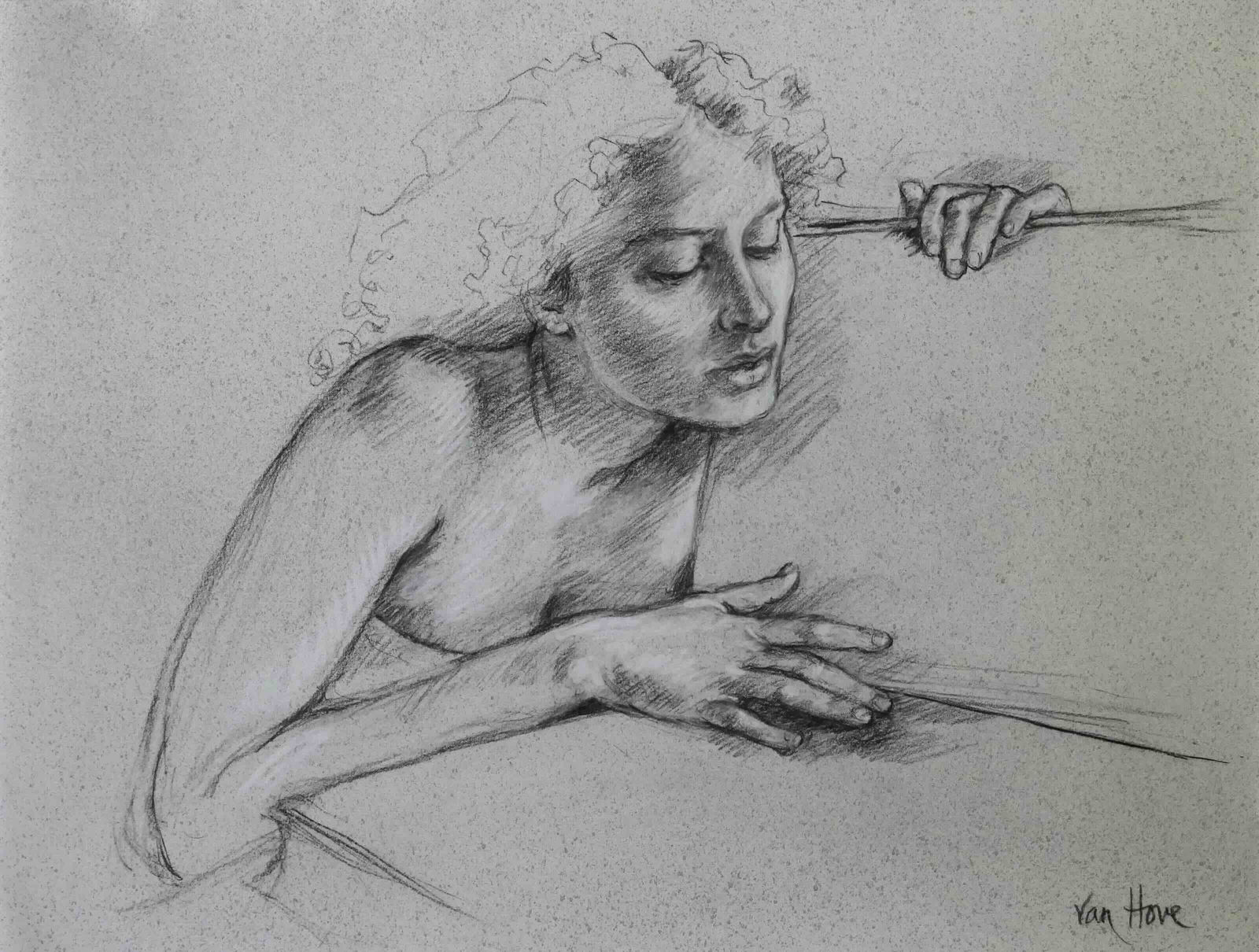 Francine Van Hove, Etude pour "Avec Mona Lisa", 2017