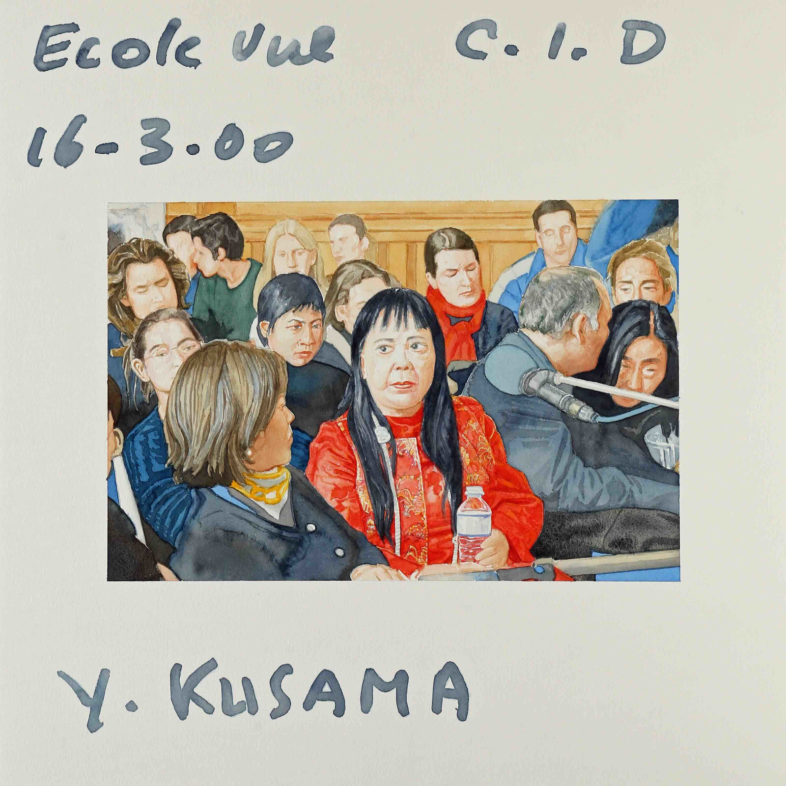 Stéphane Belzère, Diaquarelle n°142, 2025