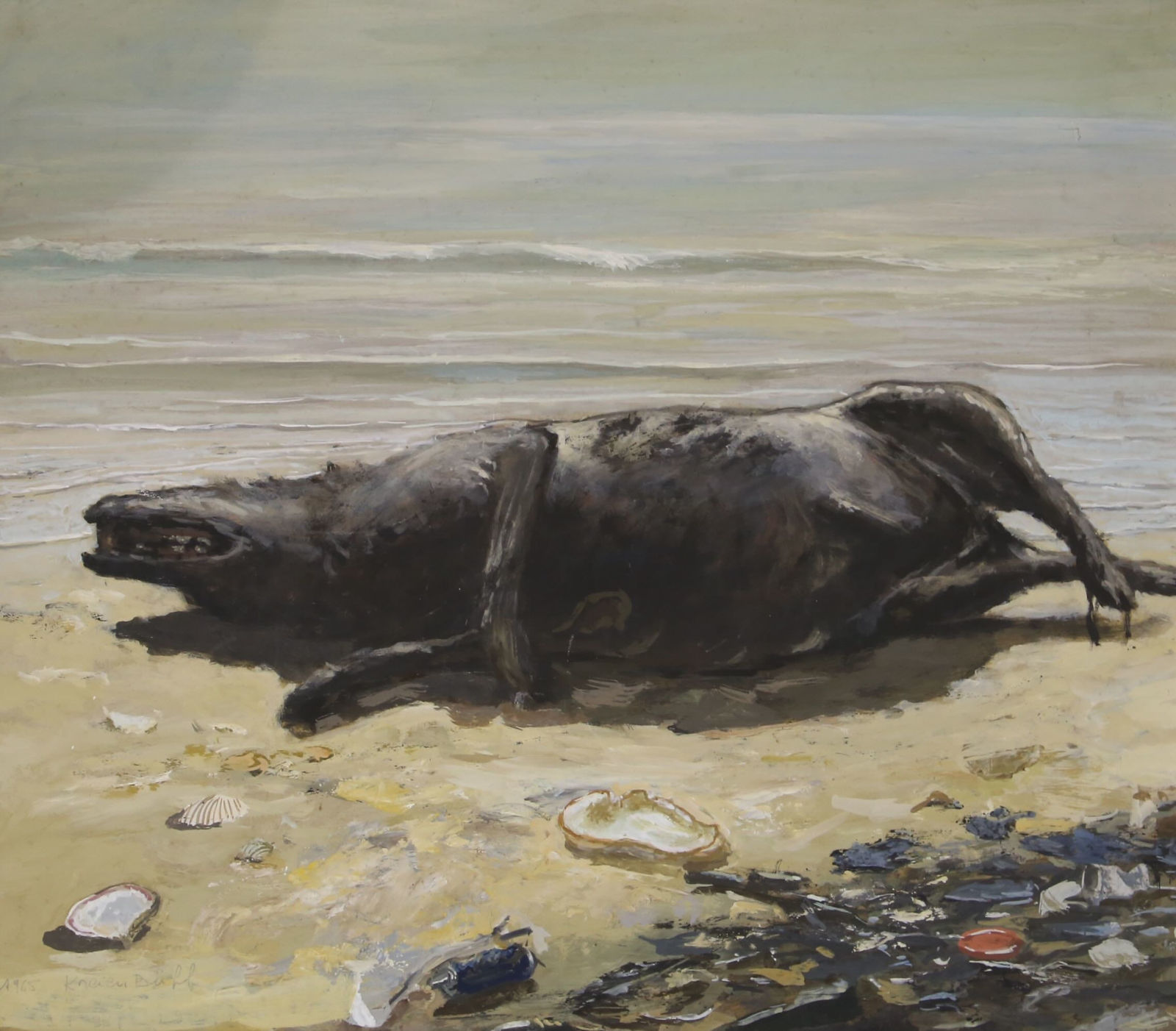 Jürg Kreienbühl, Chien crevé, 1965