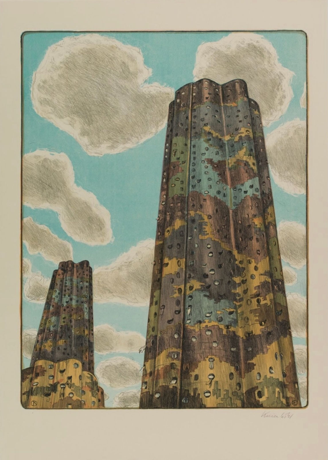 Jürg Kreienbühl, Les tours Aillaud, 1992