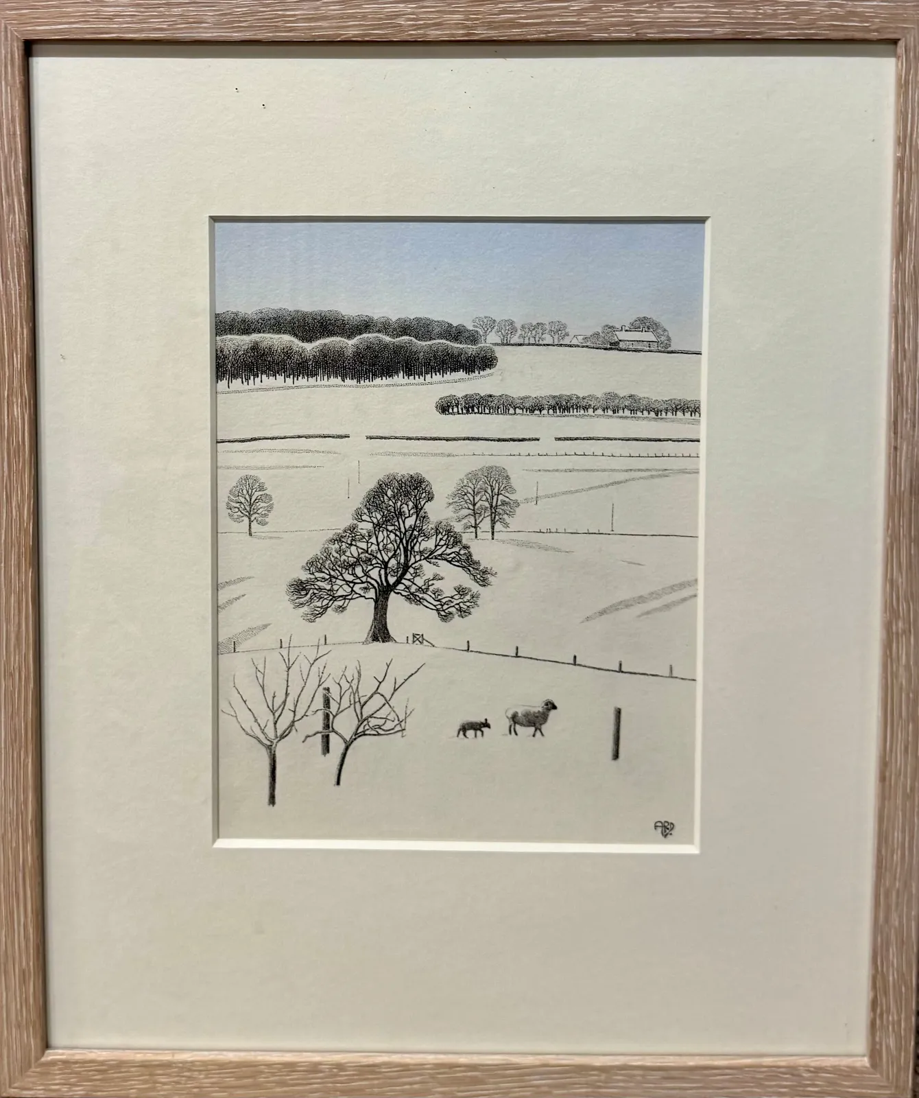 Stock Sale, Anthony Dawson RE (1947-2017): 'Snowshill Valley in Winter'