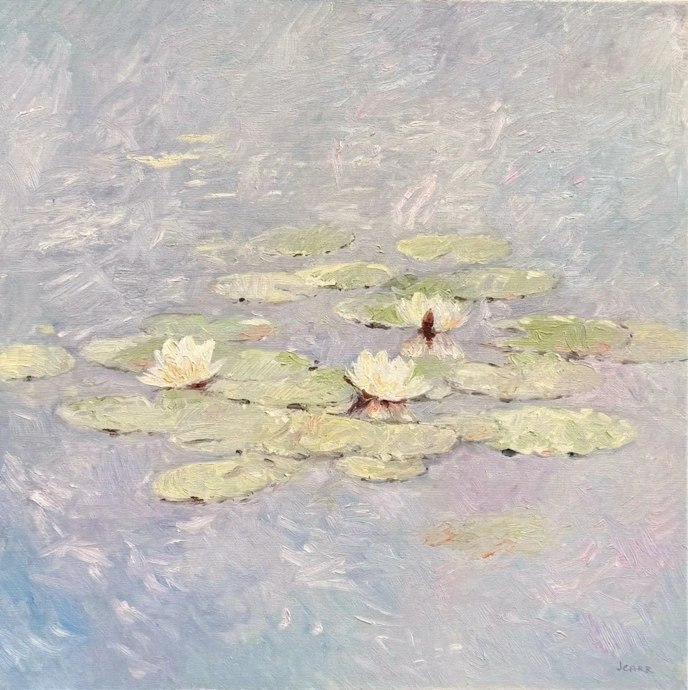 Stock Sale, Julian Carr (b.1943): 'Three lily flowers'