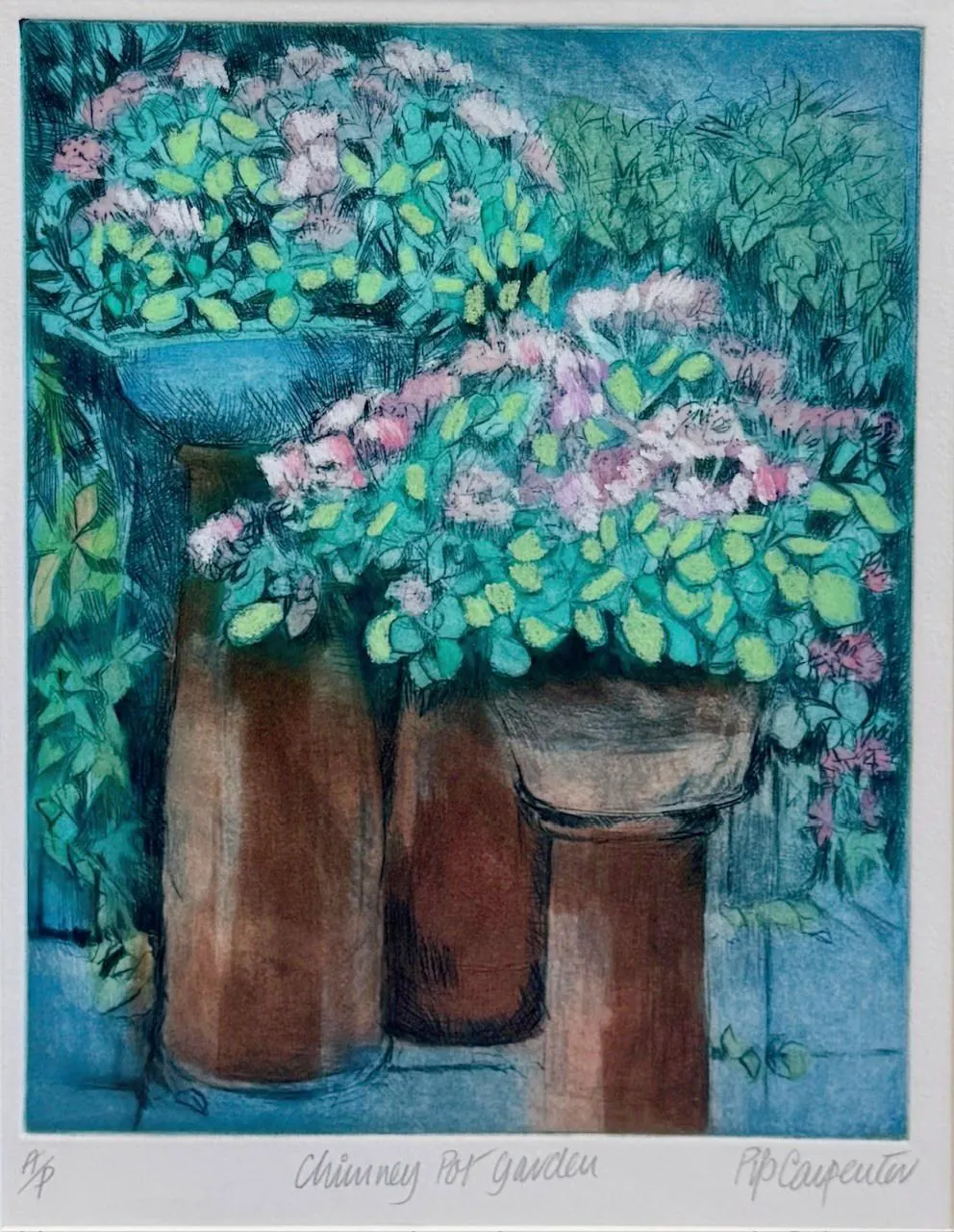 Stock Sale, Pip Carpenter (b.1951): 'Chimney Pot Garden'