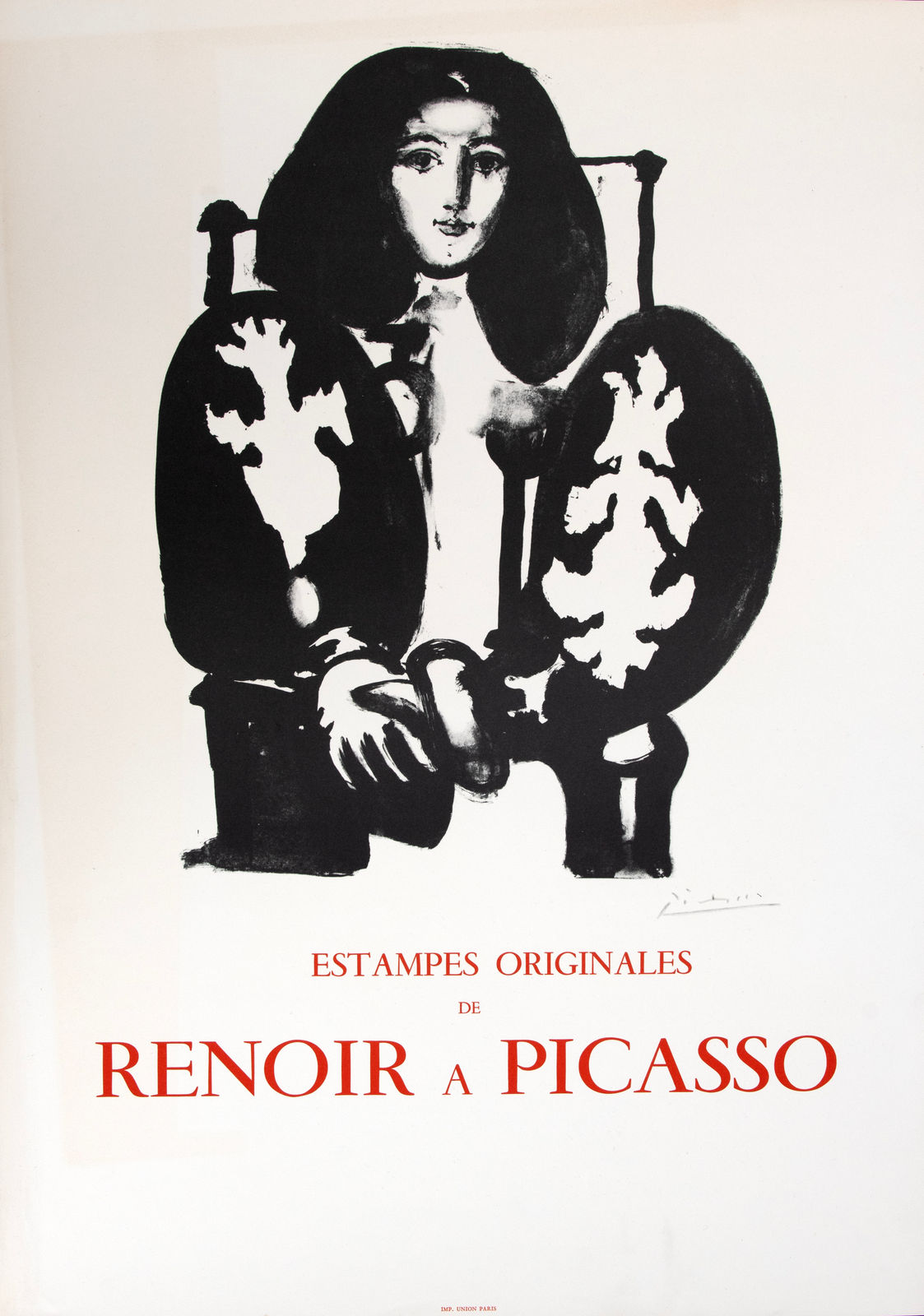 Original Artists' Posters, 32 Pablo Picasso, 'Renoir A Picasso', 1974