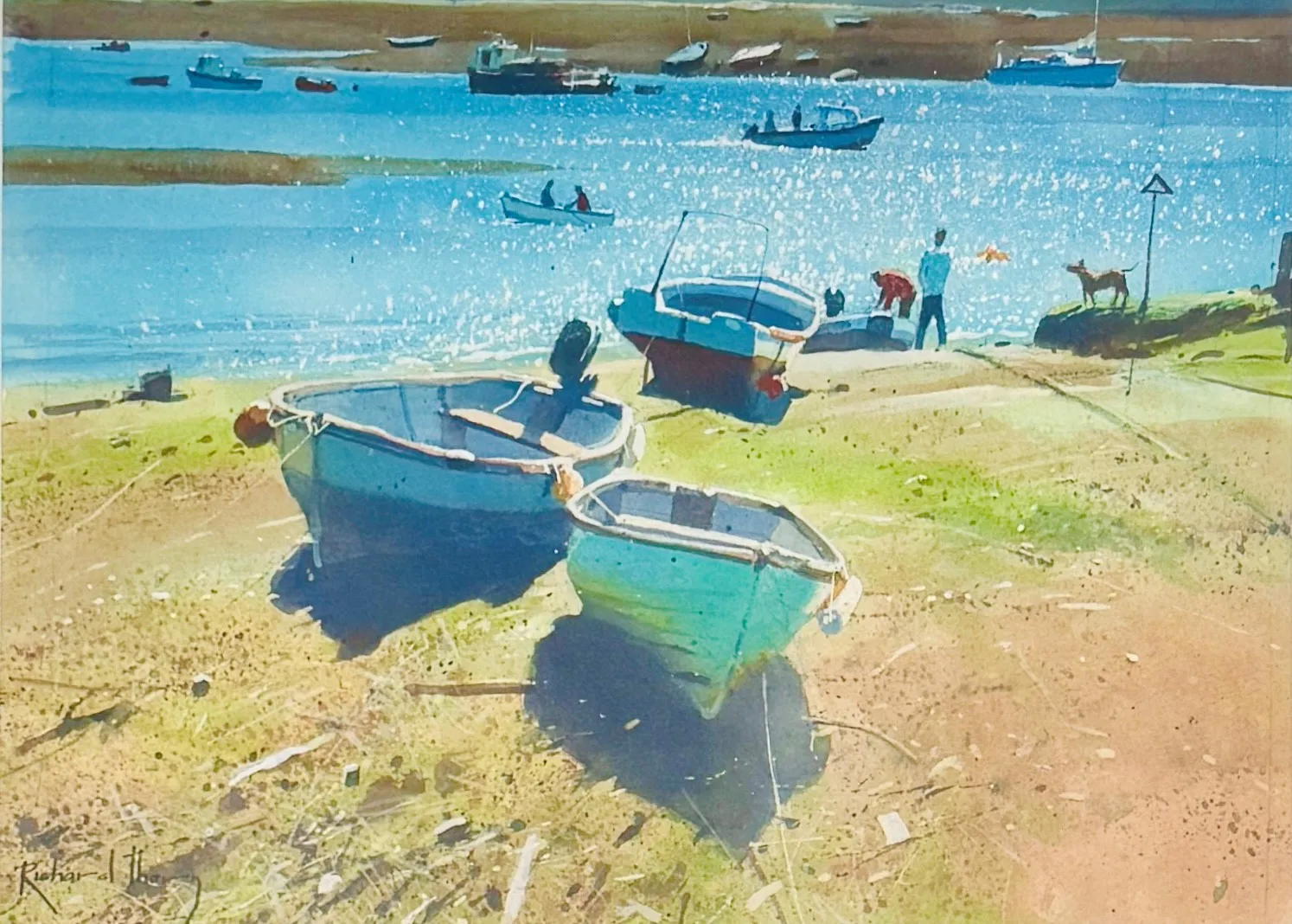 Stock Sale, Richard Thorn: 'A Day on the Salty, Teign Estuary'