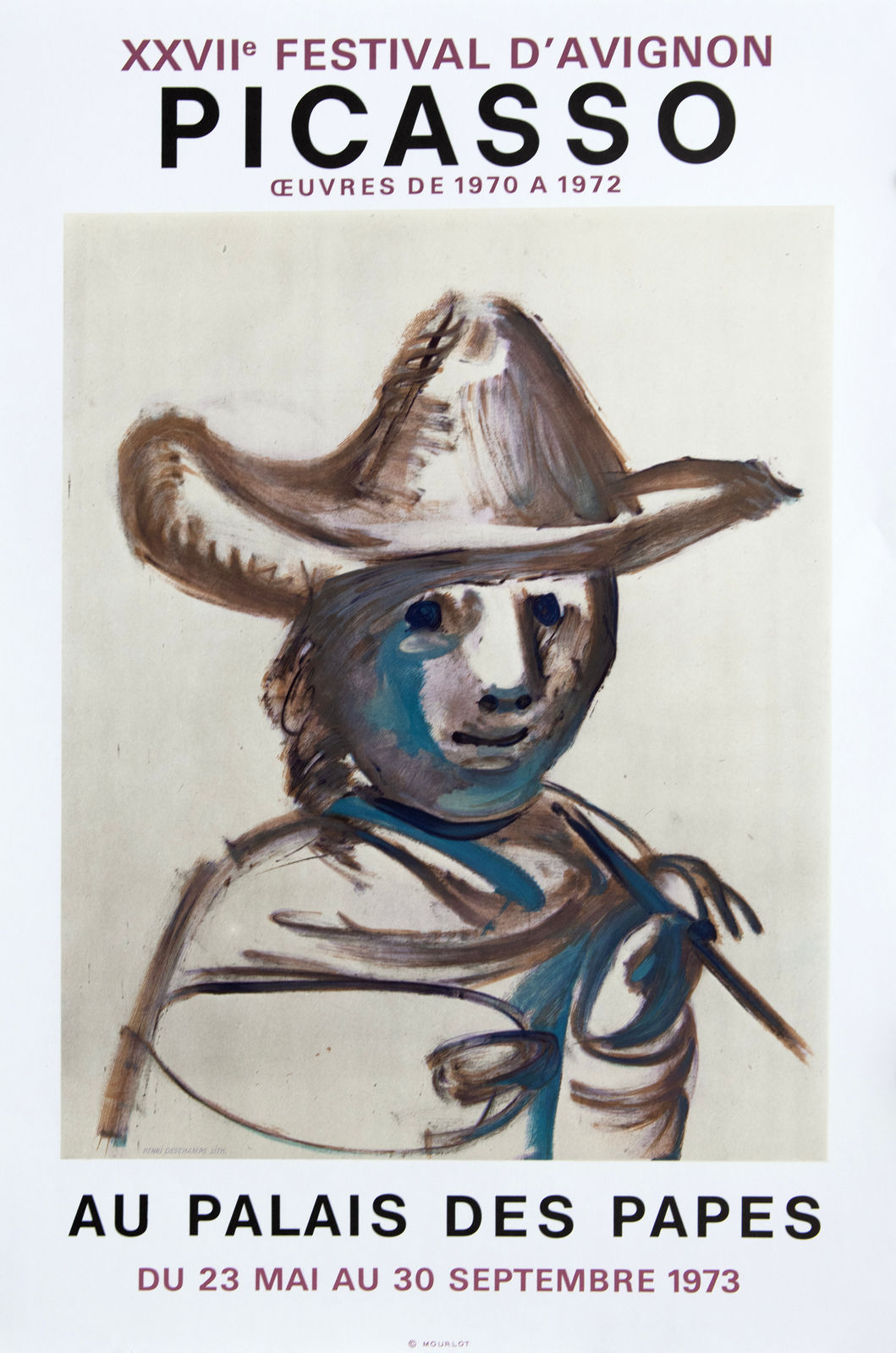 Original Artists' Posters, 34 Pablo Picasso, 'XXVIIe Festival D'Avignon', 1973