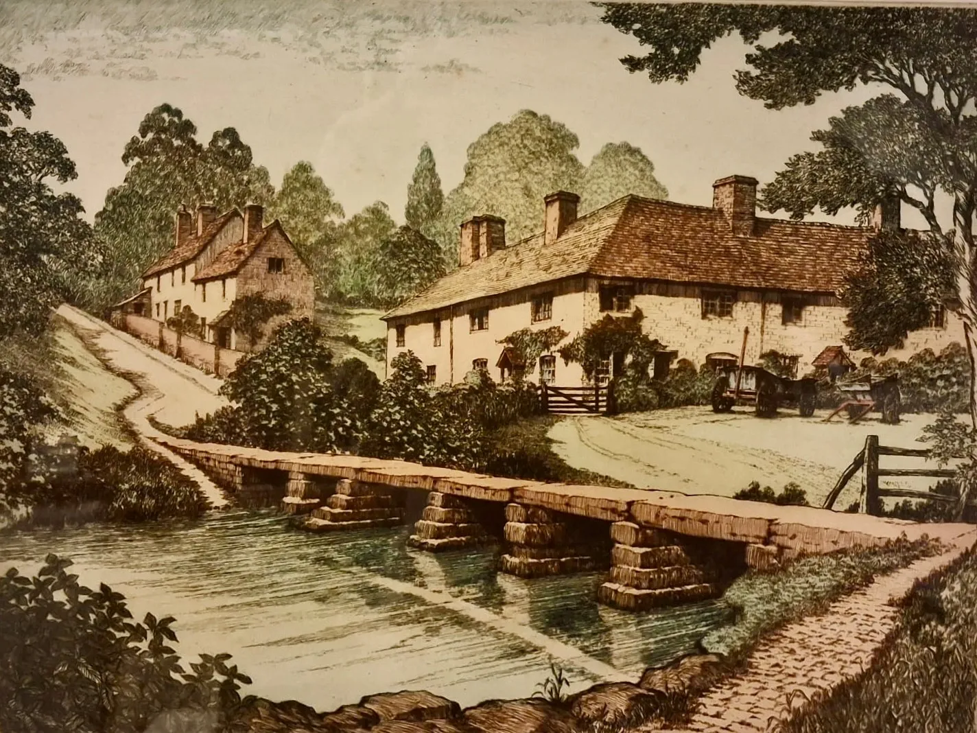 Stock Sale, John Lewis Stant (1905-1964): 'Eastleach, Gloucestershire'