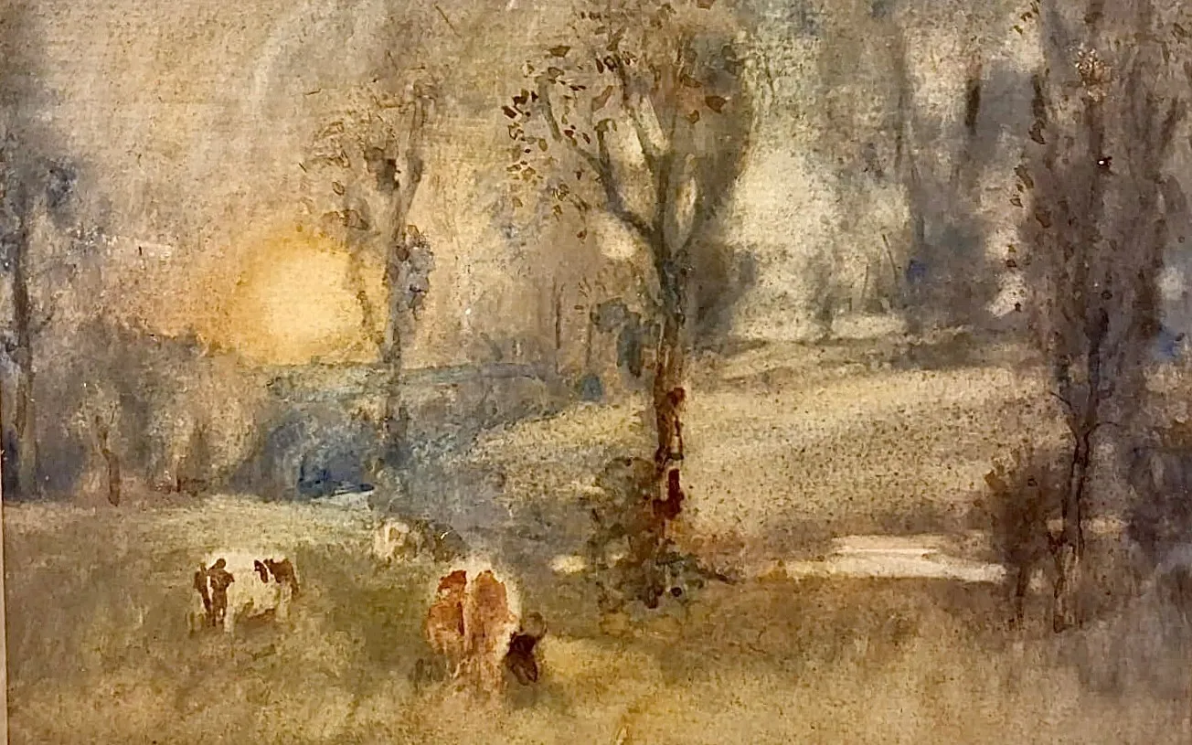 Stock Sale, Unattributed early 20th Century Watercolour