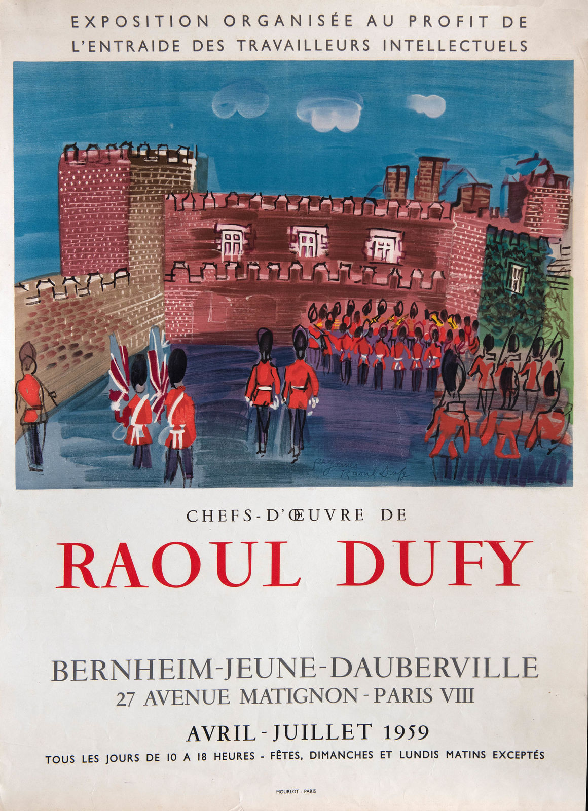 Original Artists' Posters, 14 Raoul Dufy, 'St James' Palace, London', 1959