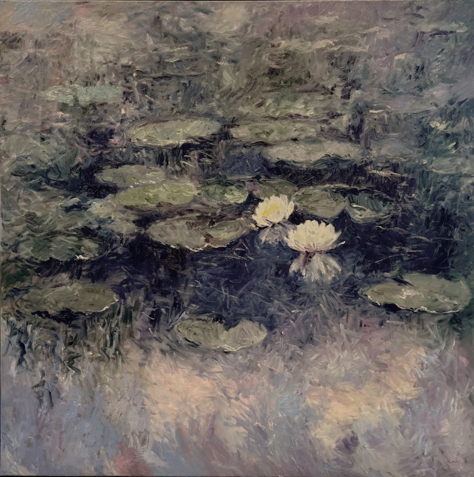 Stock Sale, Julian Carr (b.1943): 'Two lilies'