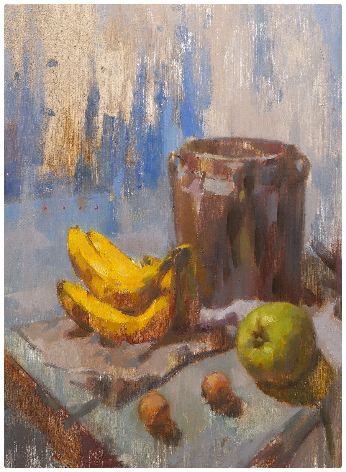 Bran Sivas, Arrangement with Bananas and Apple