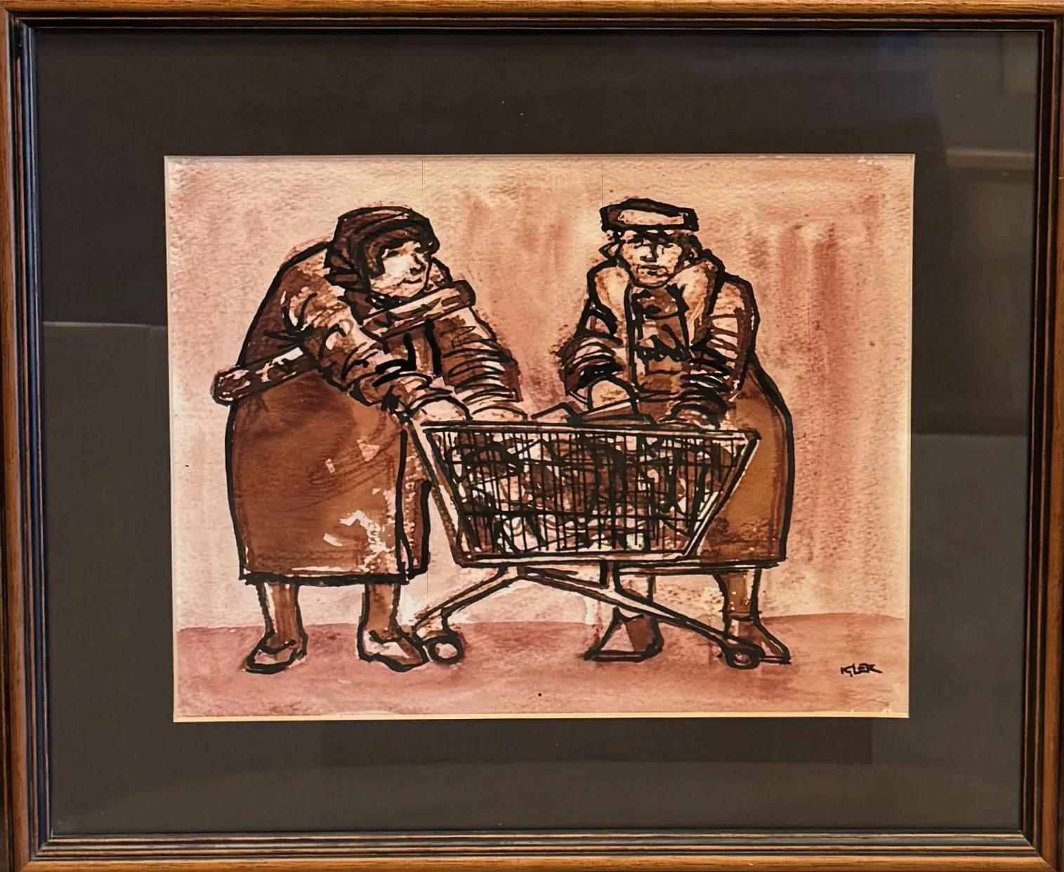 Stock Sale, Karel Lek (1929-2020): '2 Women Shopping'