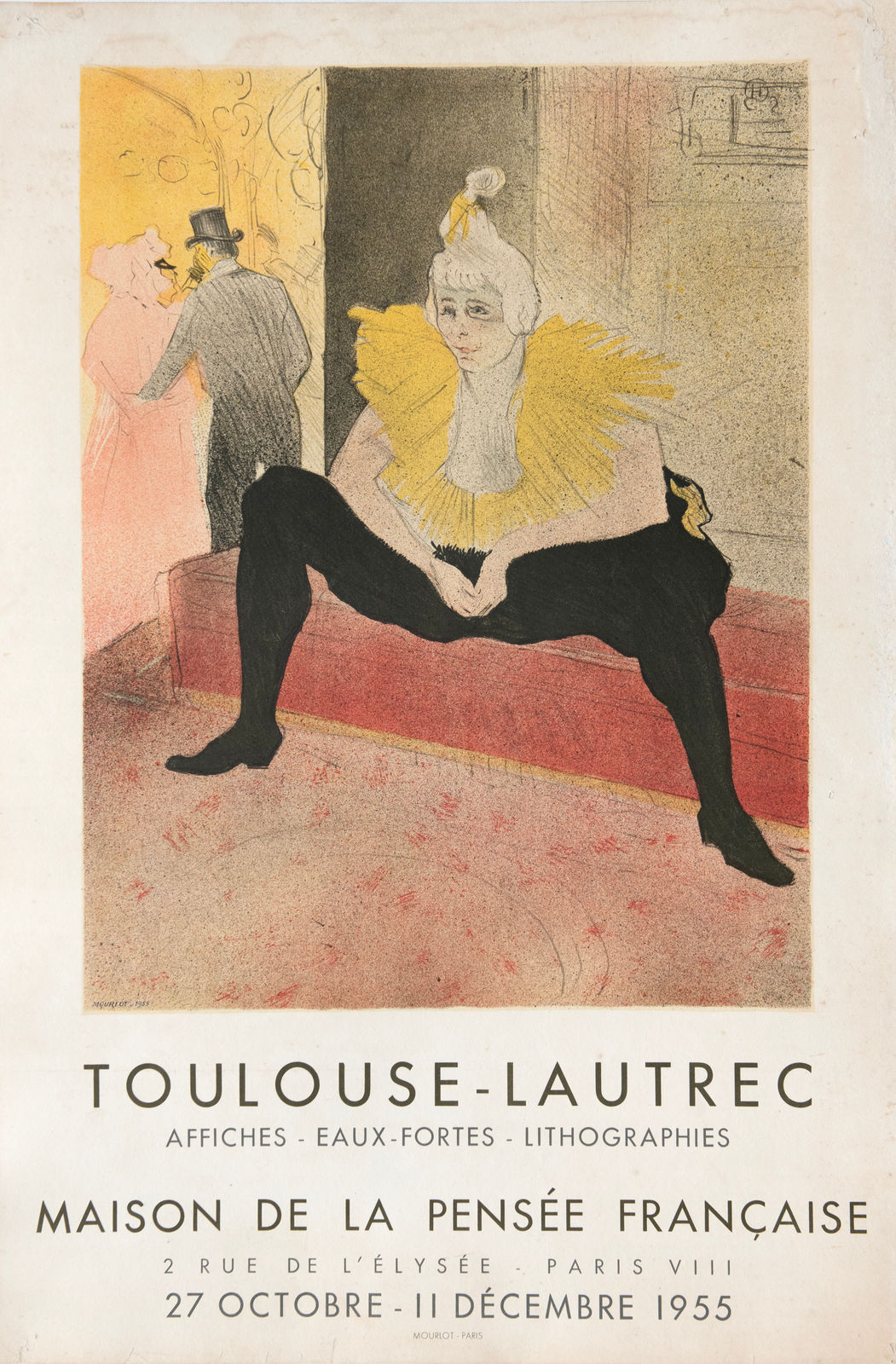 Original Artists' Posters, 50 Henri de Toulouse-Lautrec, 'Maison de la Pensee Francaise'', 1954