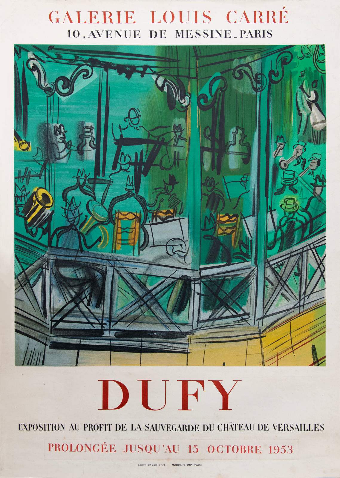 Original Artists' Posters, 15 Raoul Dufy, 'Galerie Louis Carre', 1953