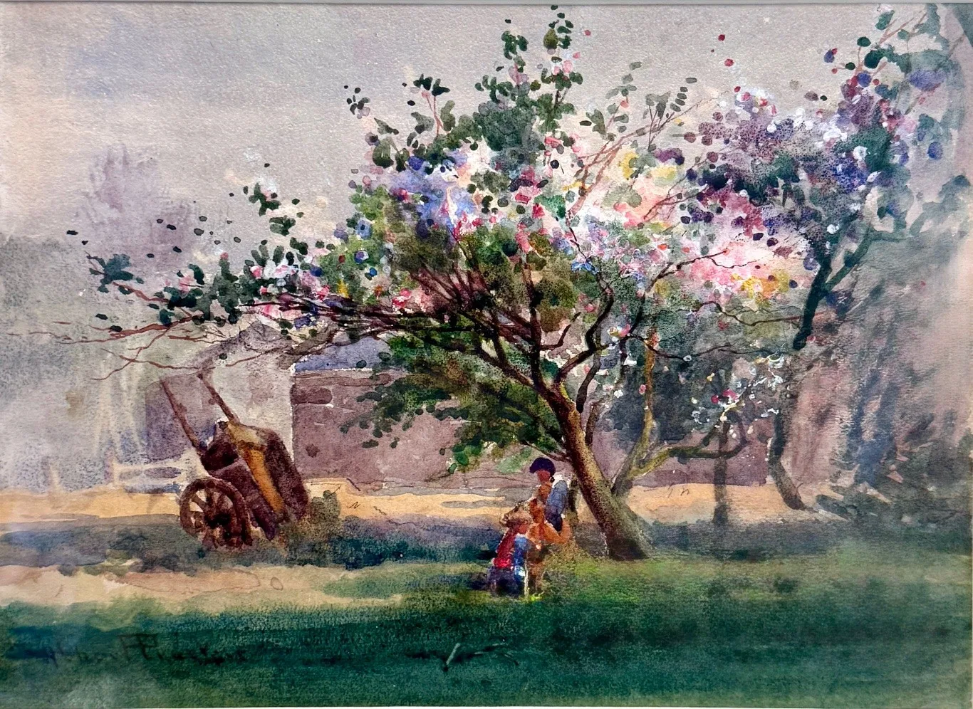 Stock Sale, Albert E Proctor, RBA RI ROI (1864-1913): 'Picnic in the Orchard'
