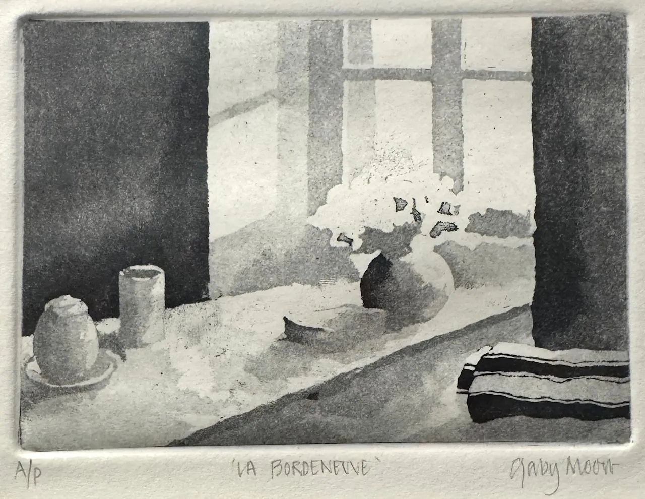 Stock Sale, Gaby Moore (1949-2024): 'La Bordeneuue'