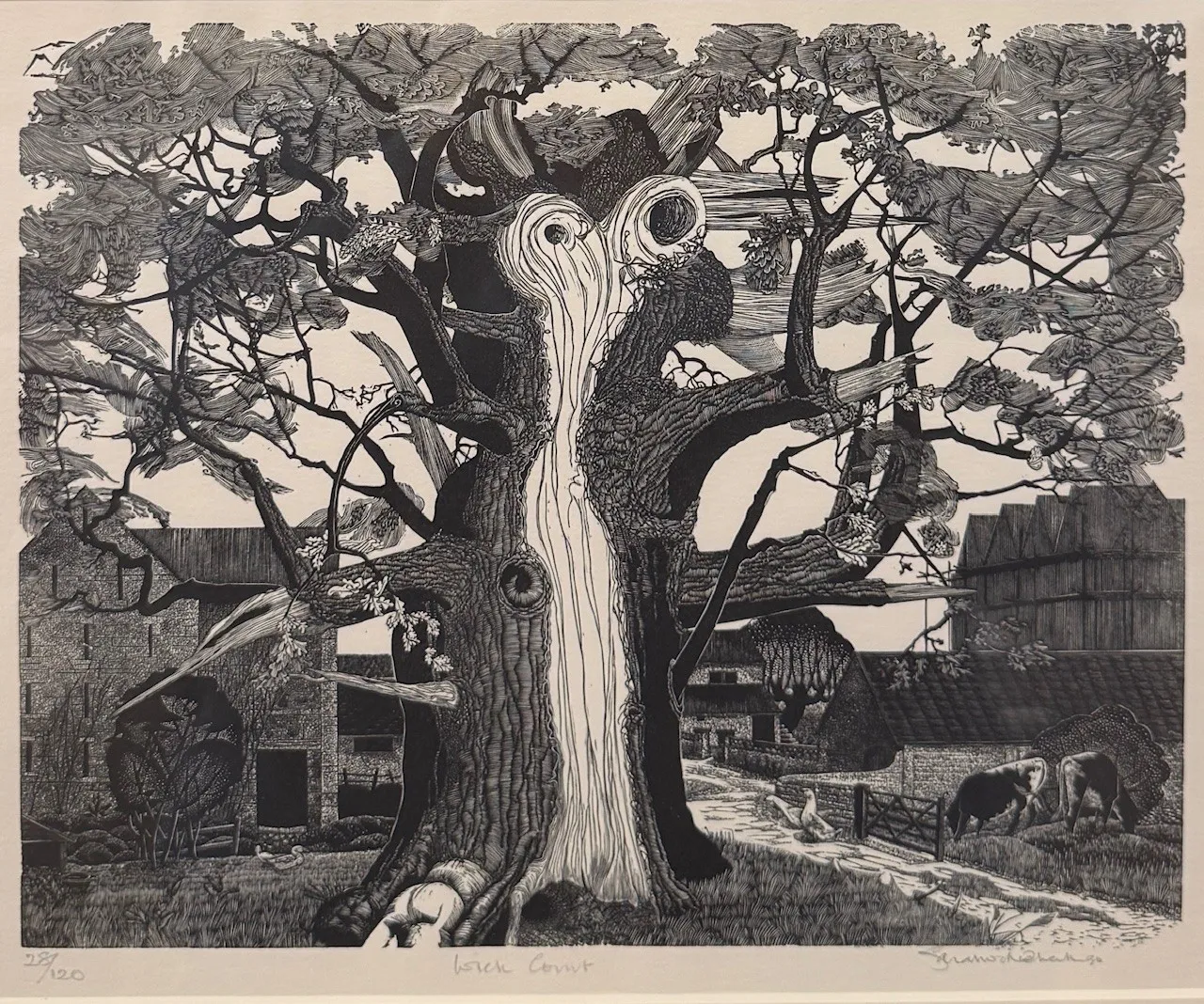 Stock Sale, Sarah Van Niekerk, RE (1934-2018): 'Wick Court, Gloucestershire'