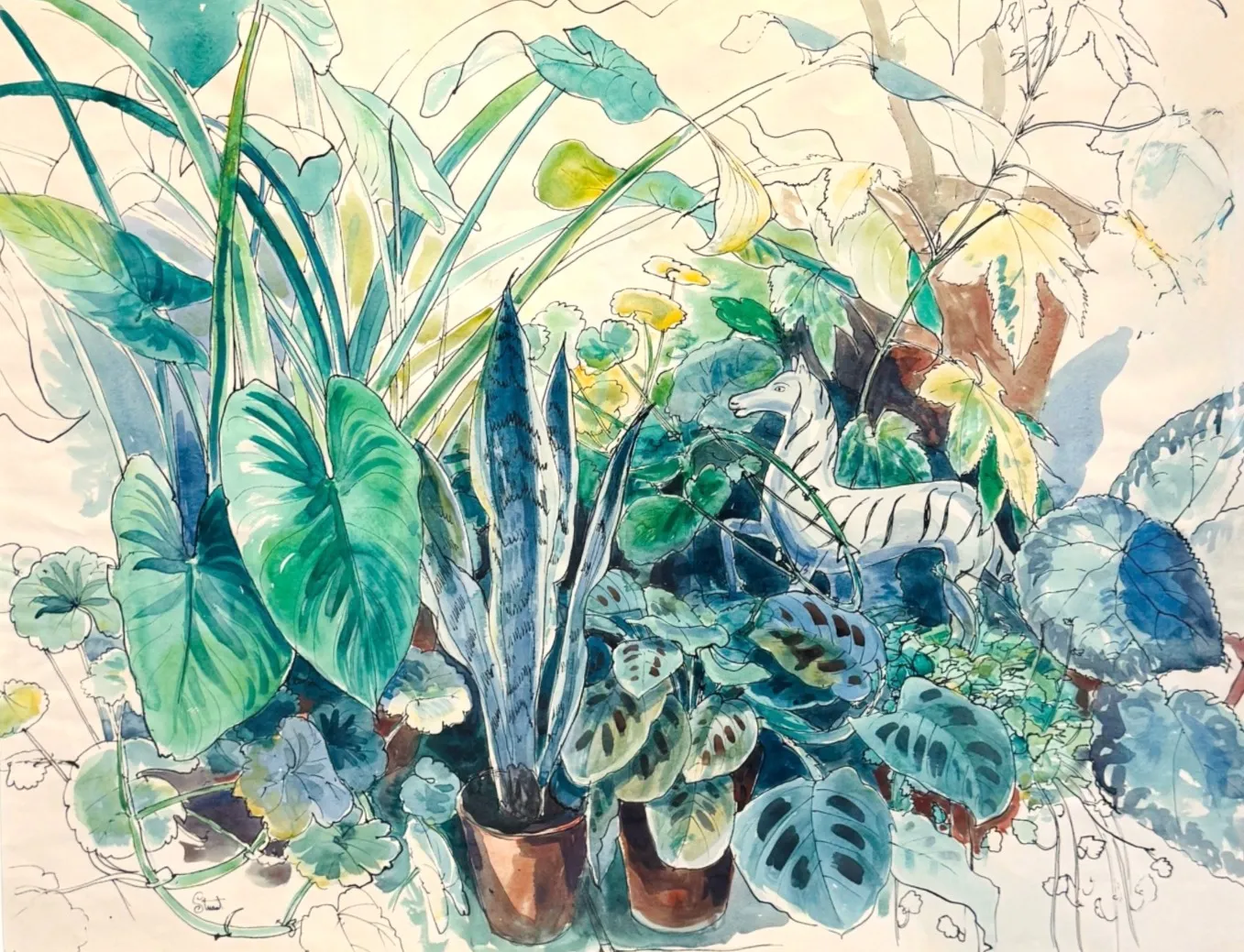 Stock Sale, Stuart Maxwell Armfield (1916-2000): 'An assortment of plants'