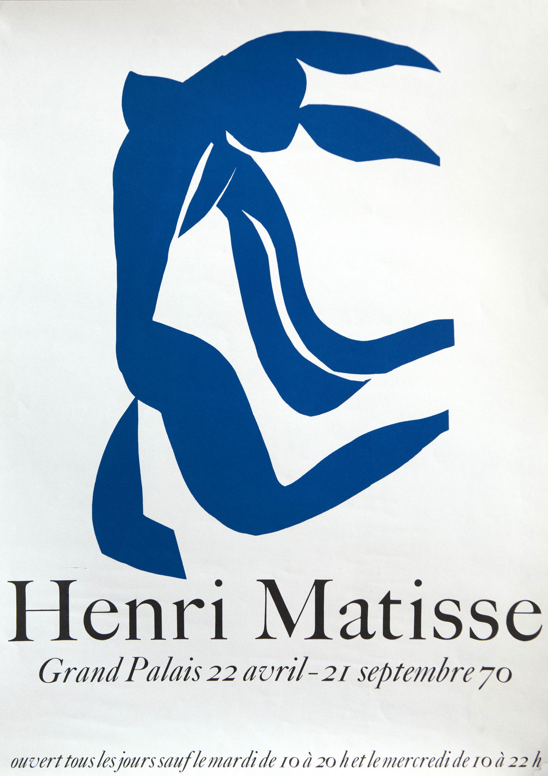 Original Artists' Posters, 31 Henri Matisse, 'Grand Palais - Nu Bleu XI', 1970