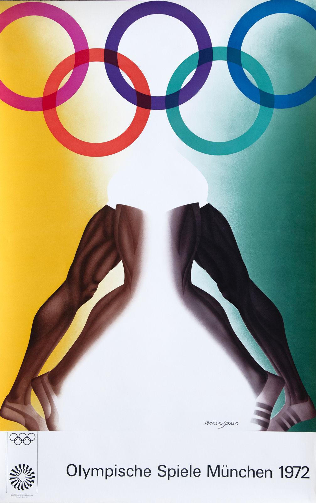 Original Artists' Posters, 18 Allen Jones, 'Munich Olympics 1972', 1972