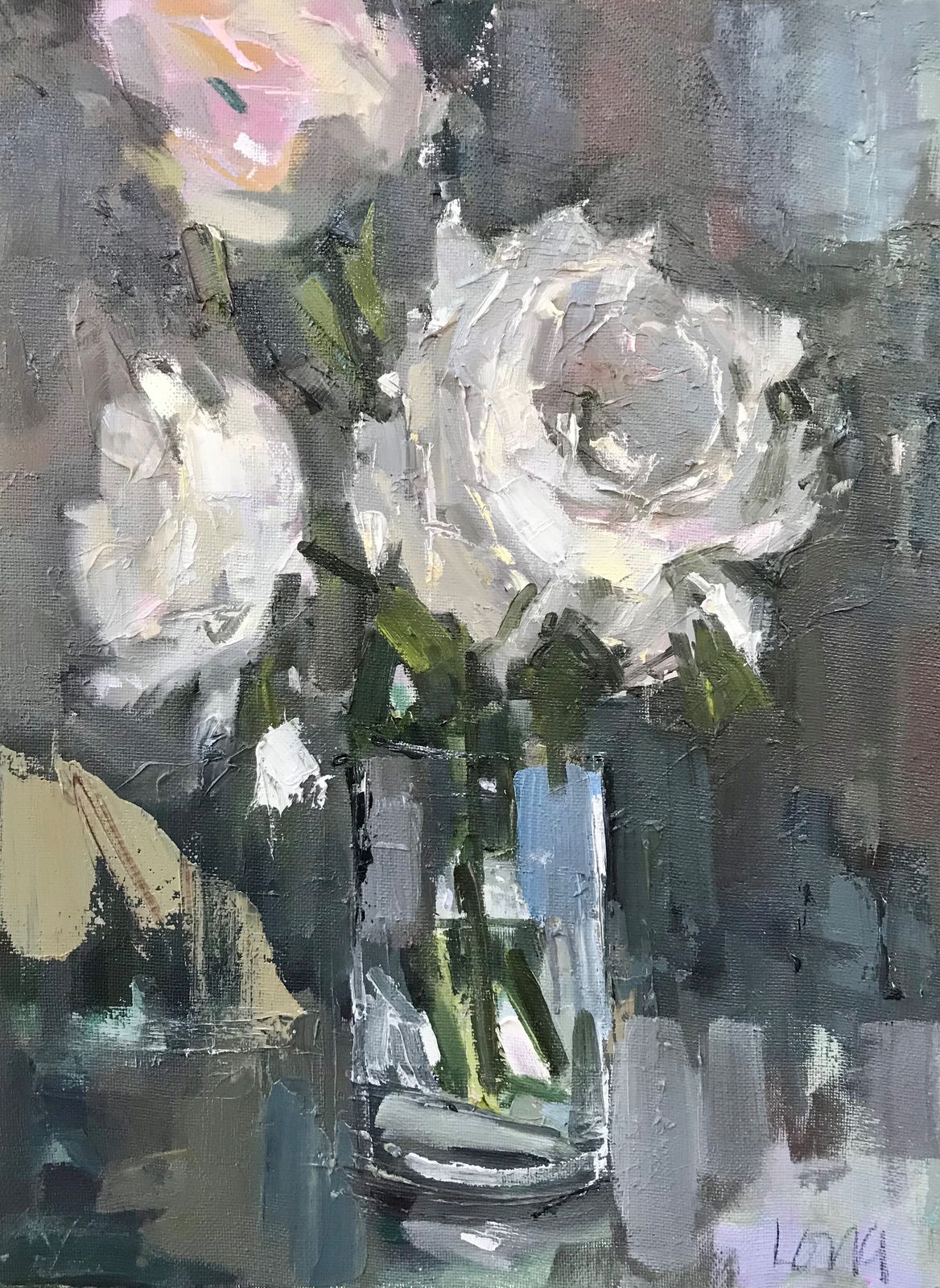 Gary Long, White roses