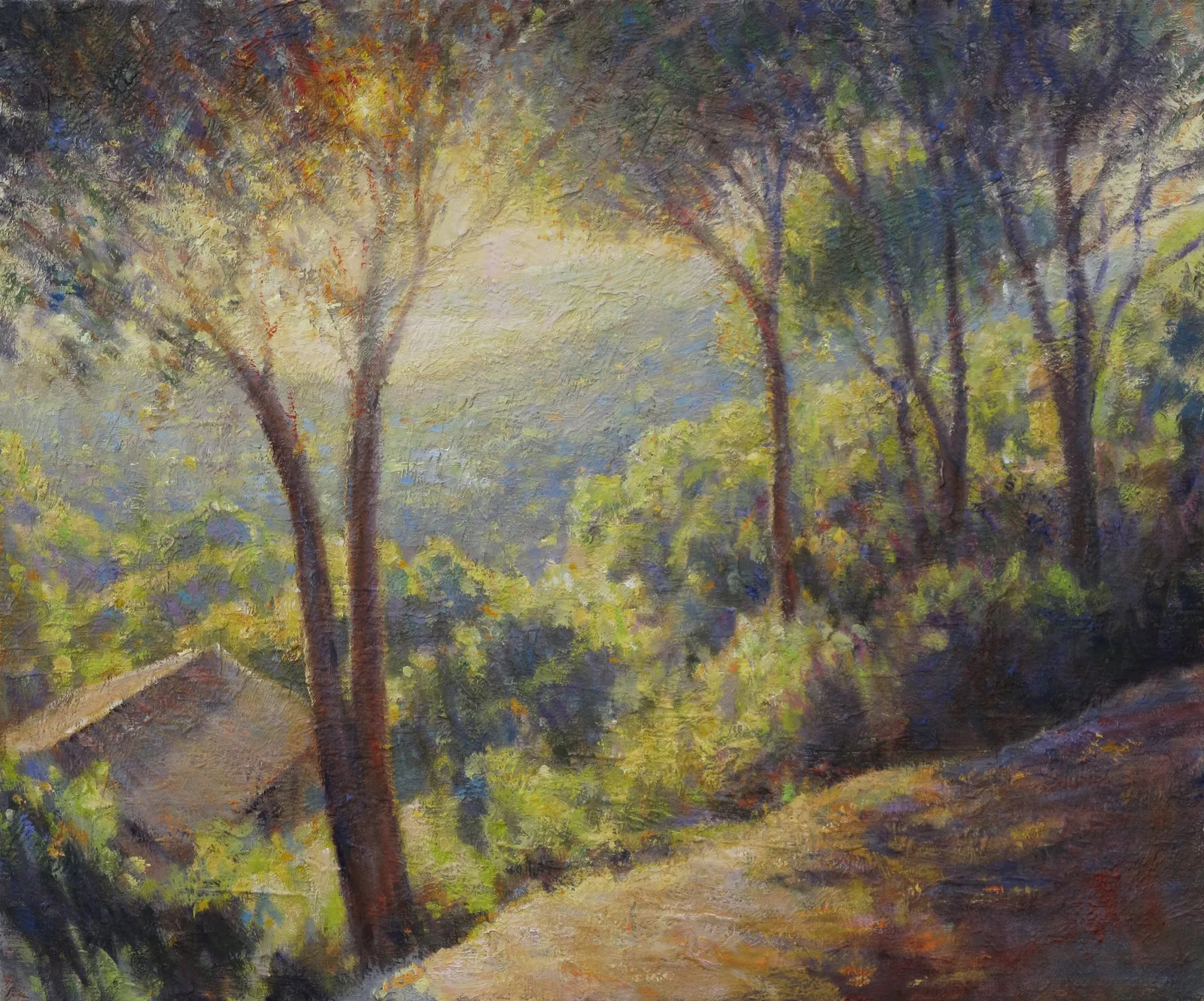 Edward Noott RBSA, Evening light, Gulf of St Tropez