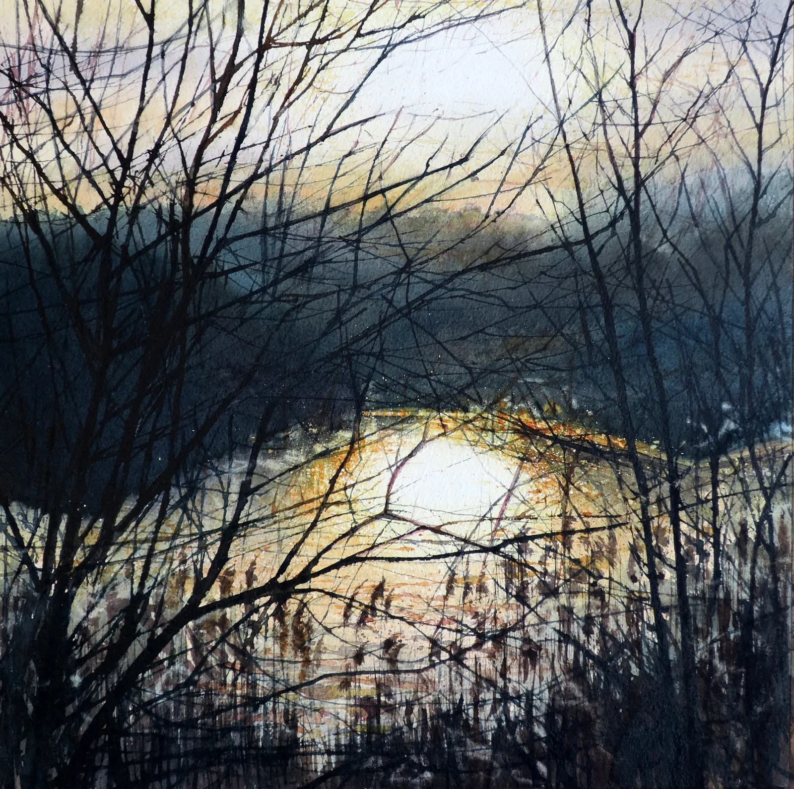 Deborah Walker RI RSMA, And into night