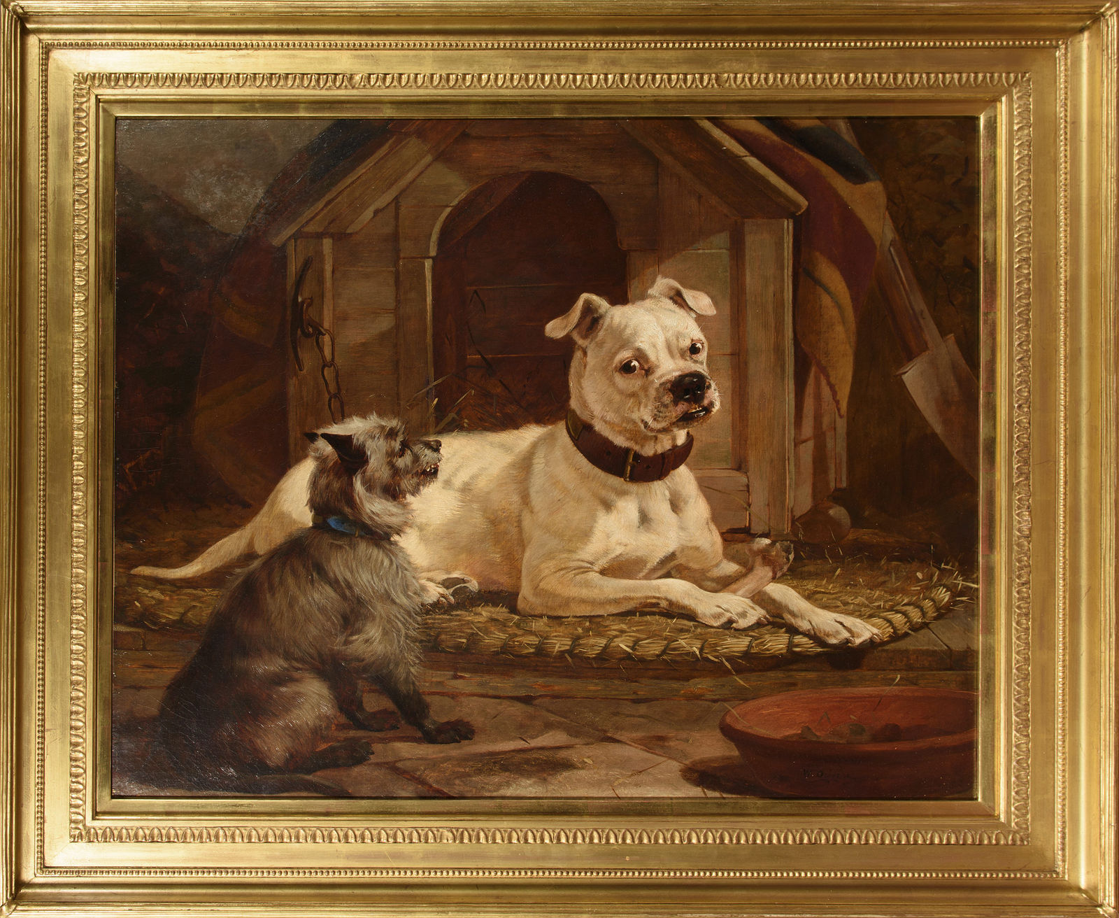 William Osborne, American Bulldog & a Terrier