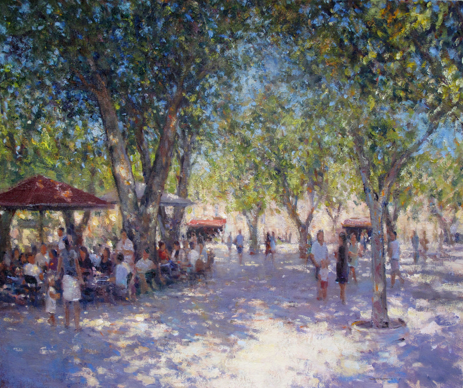 Edward Noott RBSA, Lunchtime, St Tropez