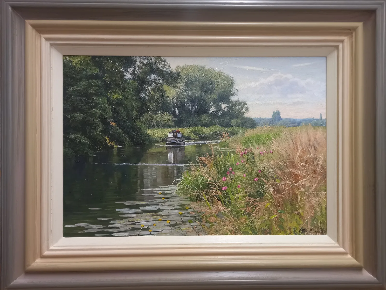 Peter Barker RSMA, Dashing Moorhen