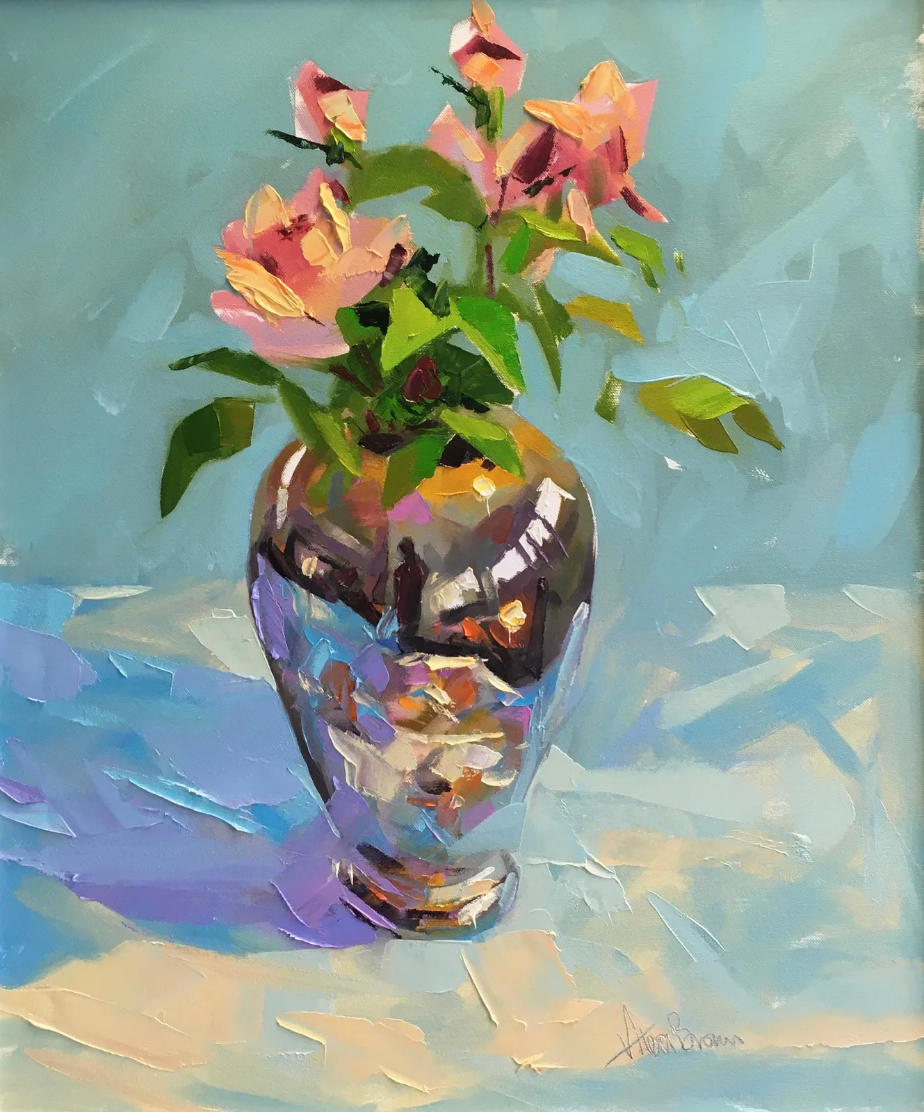 Alex Brown, Self Portrait, Still Life