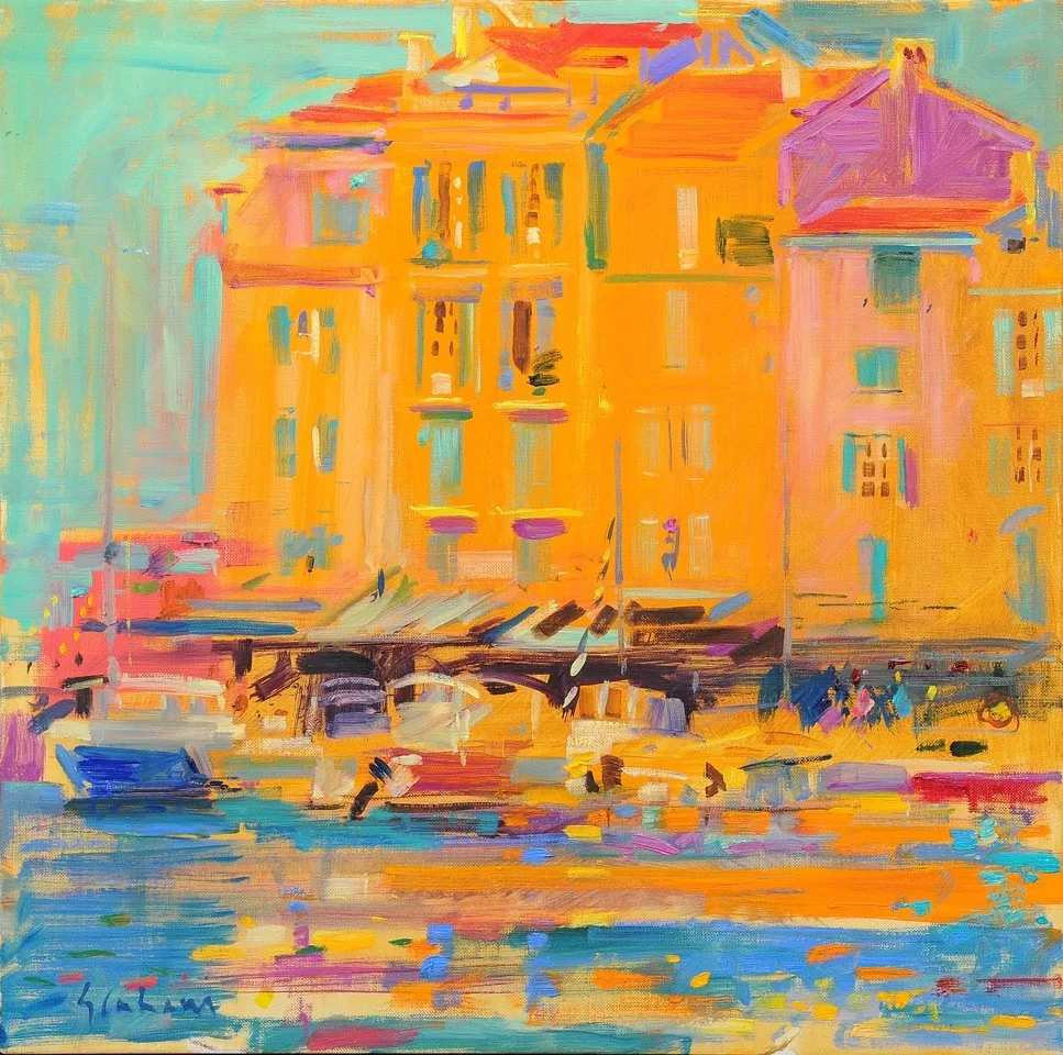 Peter Graham ROI, Quai Frederic Mistral, St Tropez