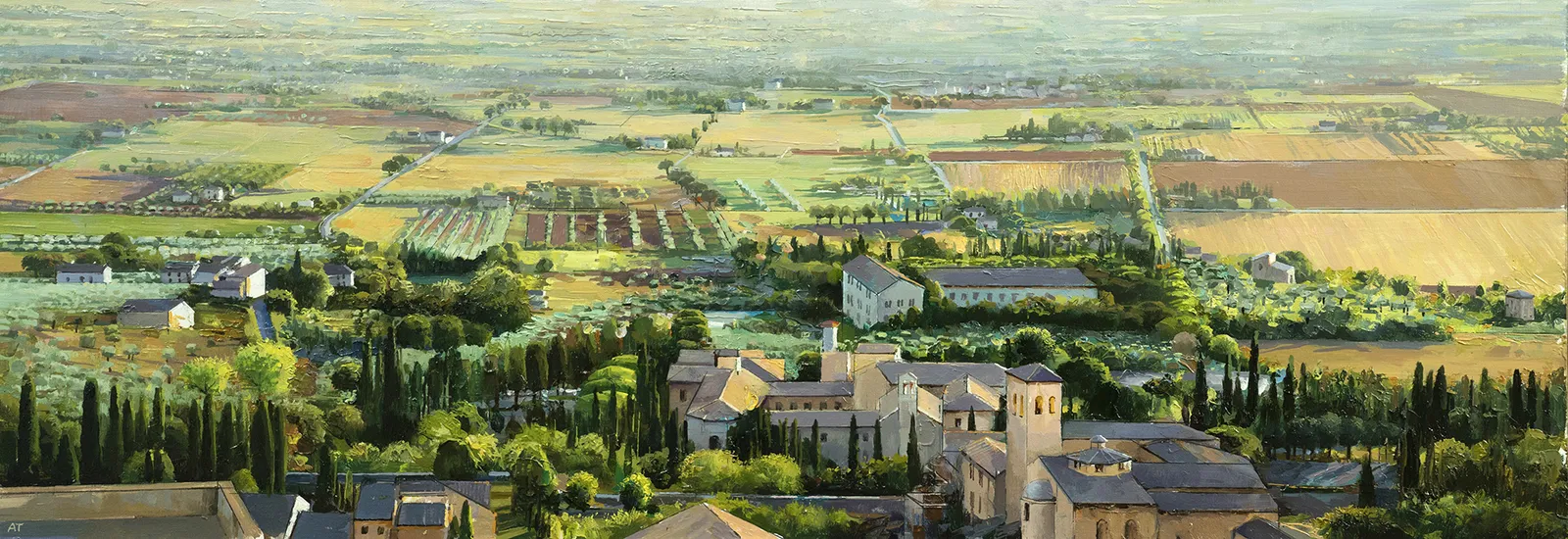 Alan Thompson, From Assisi, looking across the plain