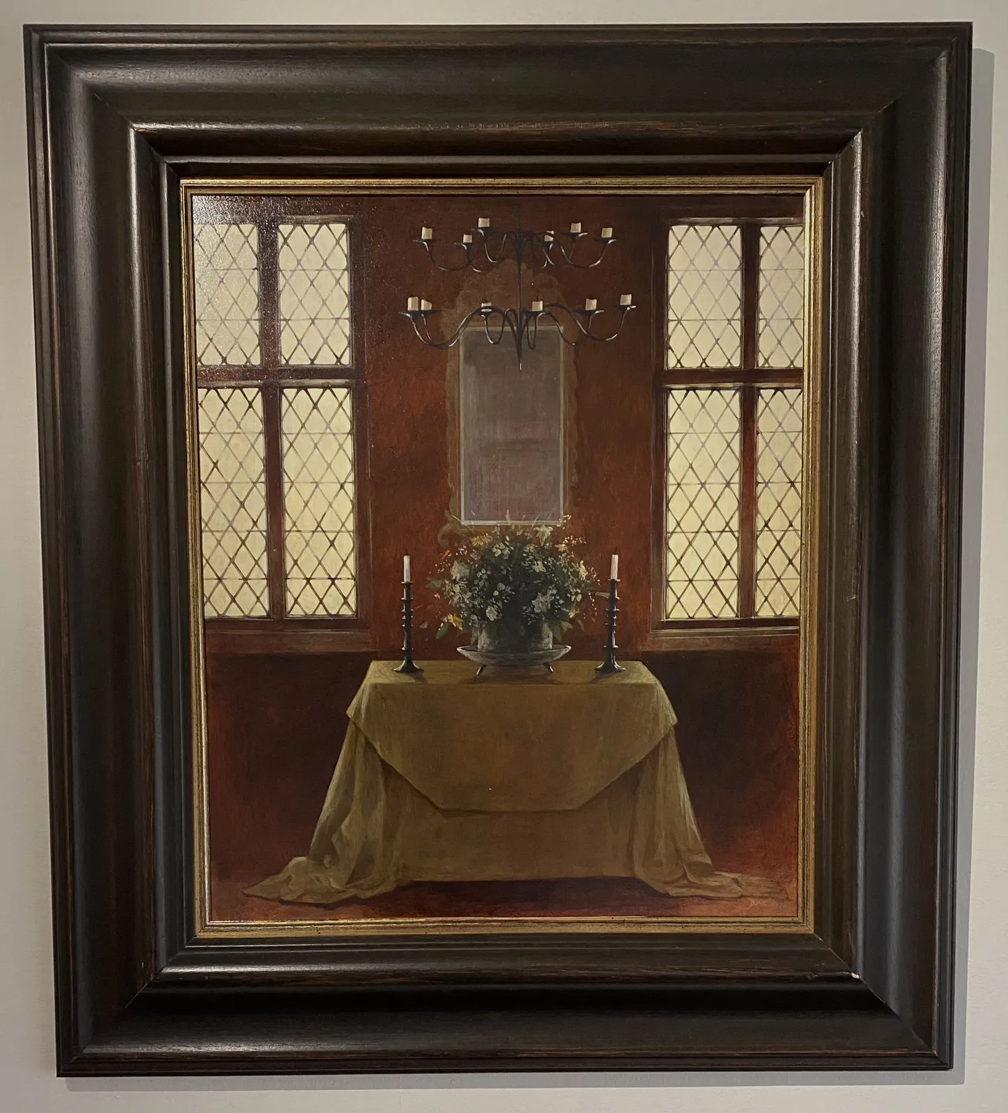 Ron Bone, Draped table SOLD