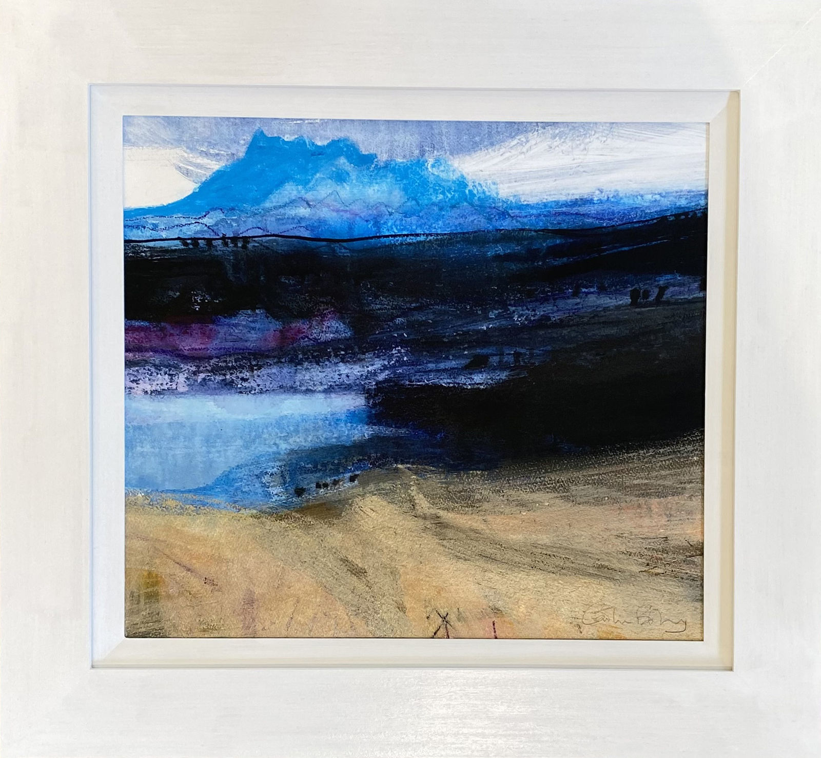 Caroline Bailey RSW, Cullins beyond Loch Fada