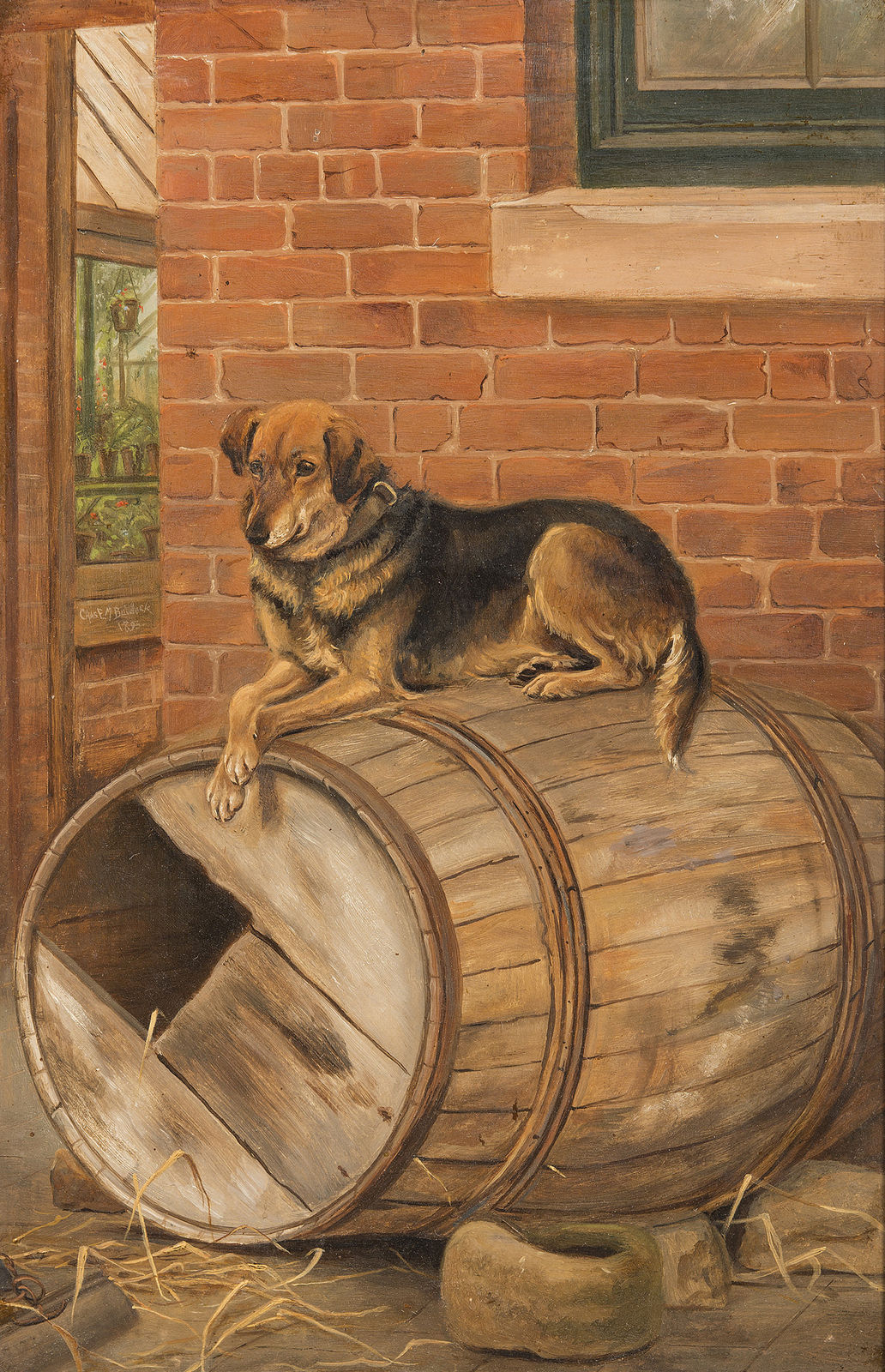 English School, 20th Century, The pet of the family