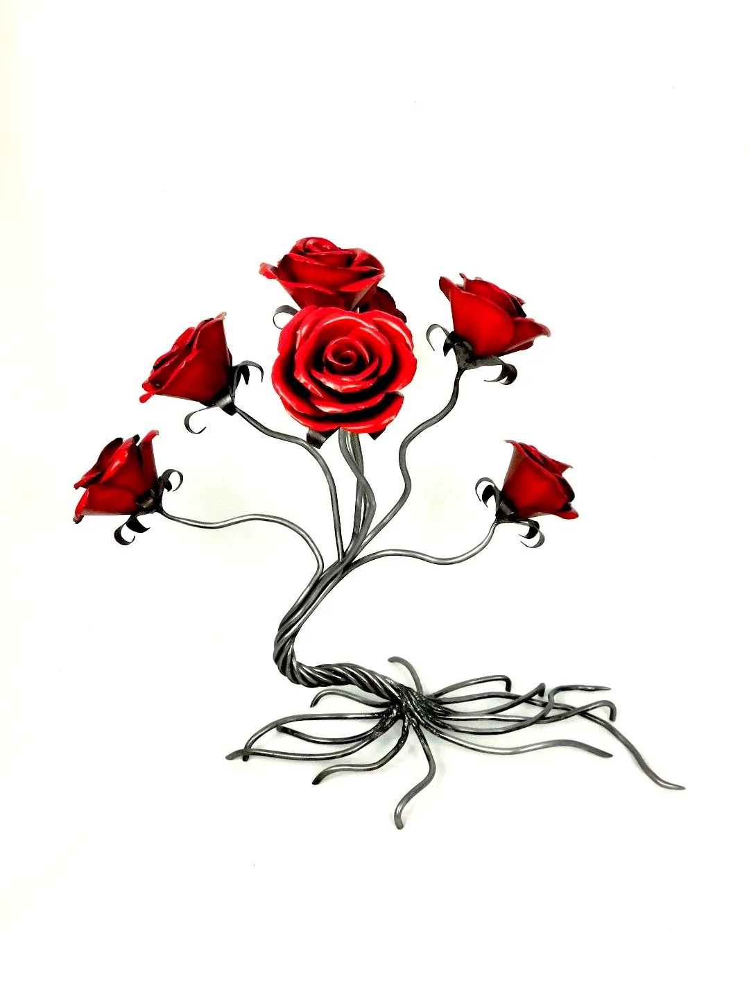 Keith Evans, Seven red roses on spiral