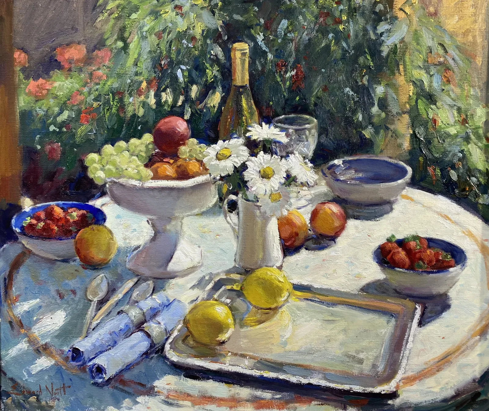 Edward Noott RBSA, The silver platter