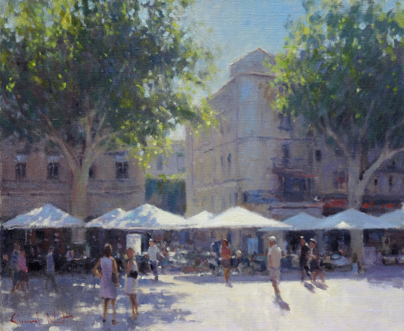 Edward Noott RBSA, Early morning Avignon