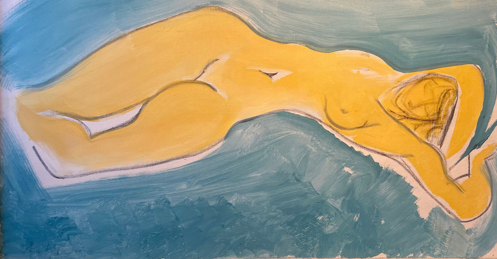 Ivon Hitchens, Selsey Sunbather, c. 1962