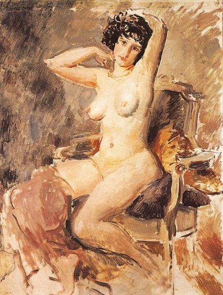 Augustus John, Seated Nude, c.1925